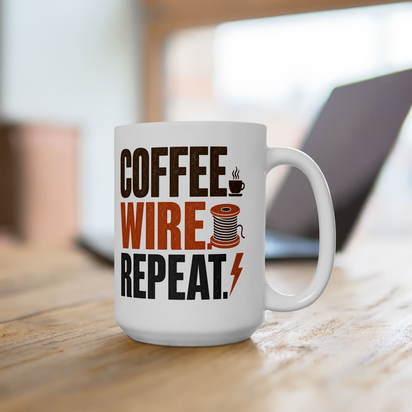 Coffee Wire Repair Mug | Funny Electrician Coffee Cup