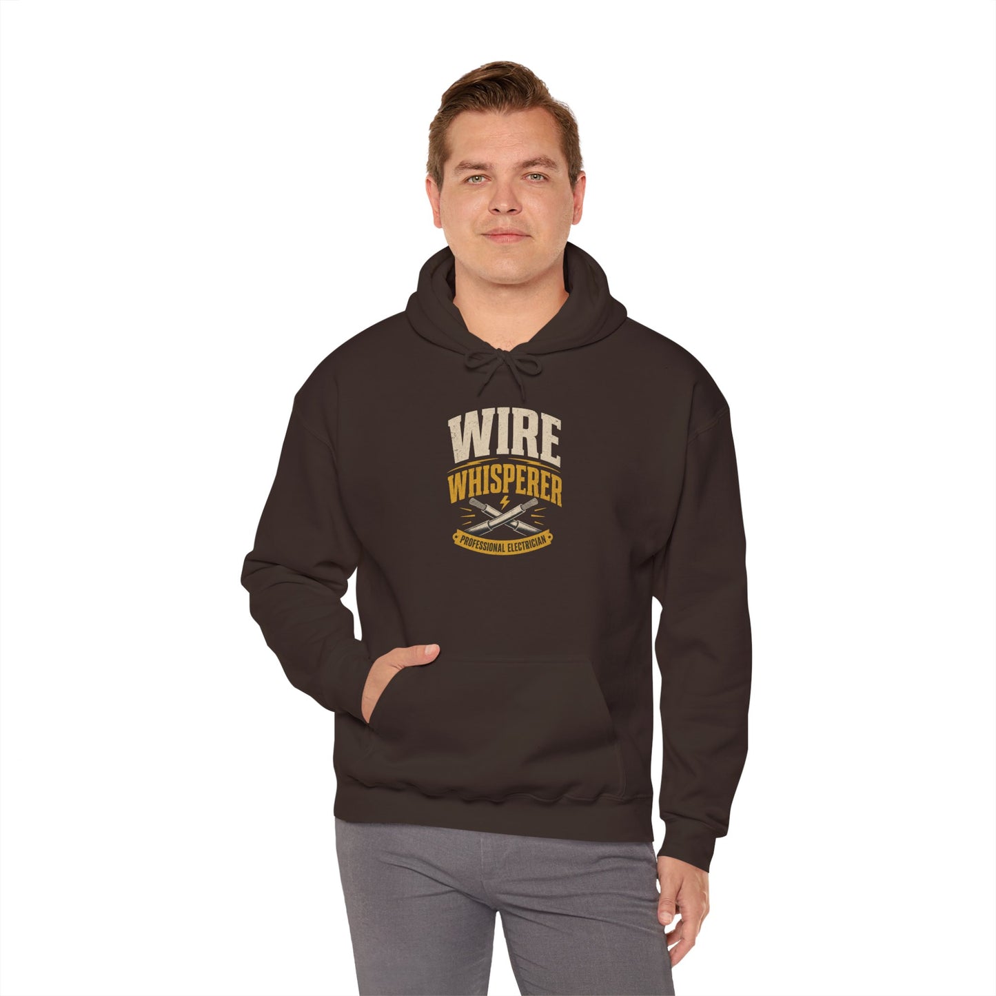 Wire Whisperer Hoodie - Electrician Crew Sweatshirt