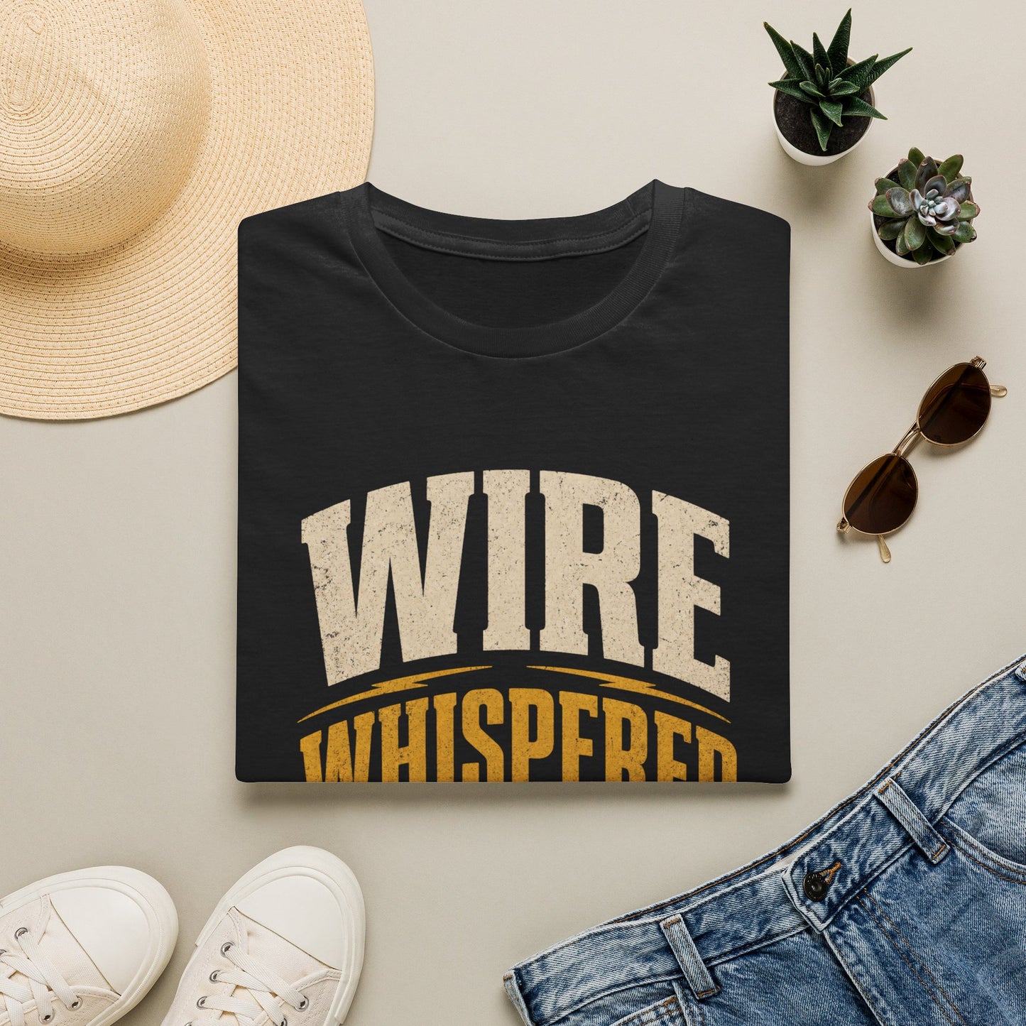Wire Whisperer T-Shirt | Professional Electrician Gift