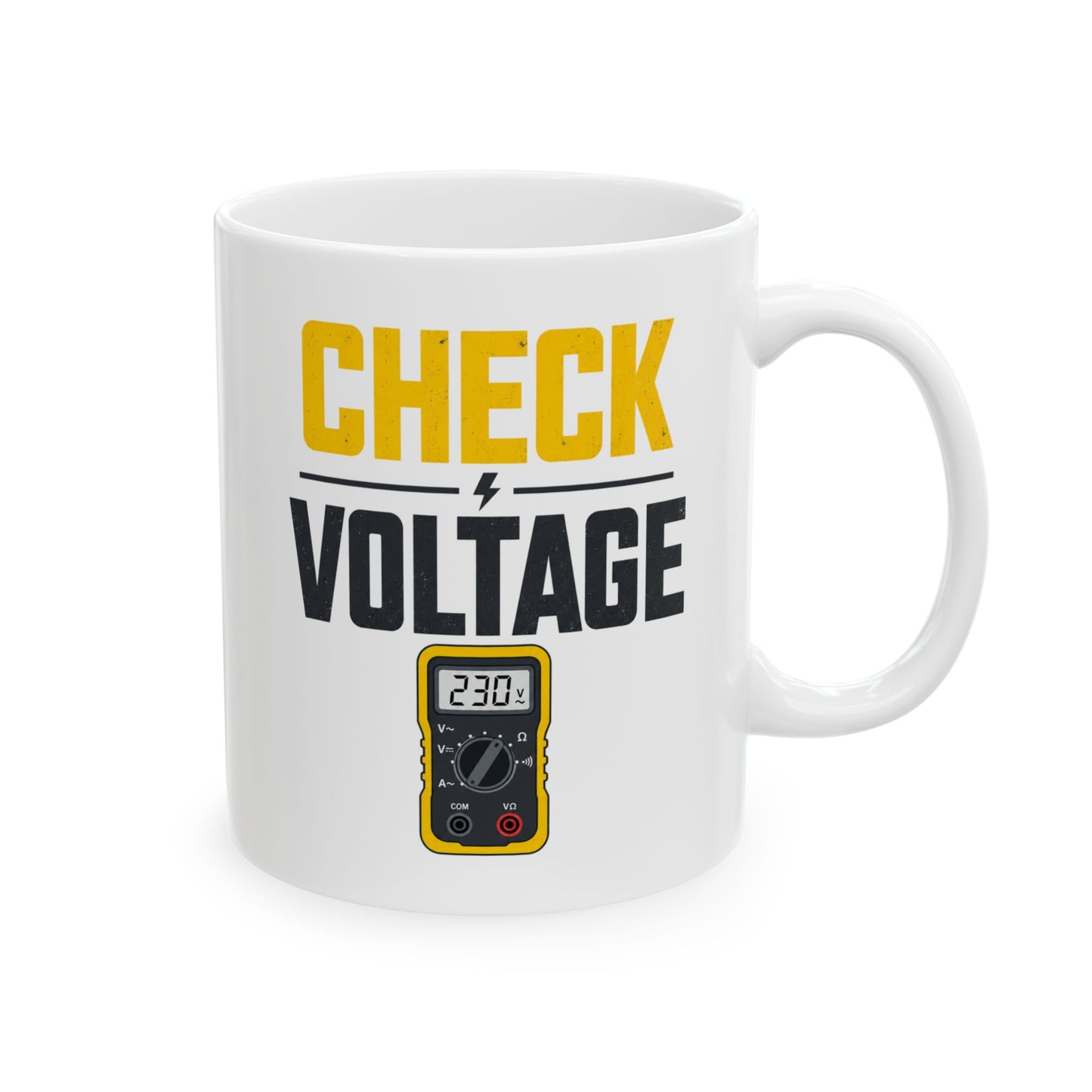 Vote Coffee Mug – 'Check Your Vote' Bold Political Ceramic Mug (11oz, 15oz)