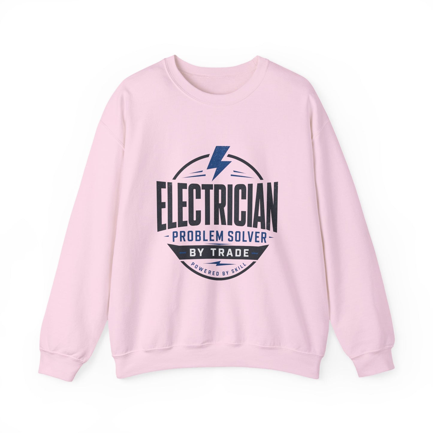 Electrician Crewneck Sweatshirt "Problem Solver by Trade" Workwear Pullover