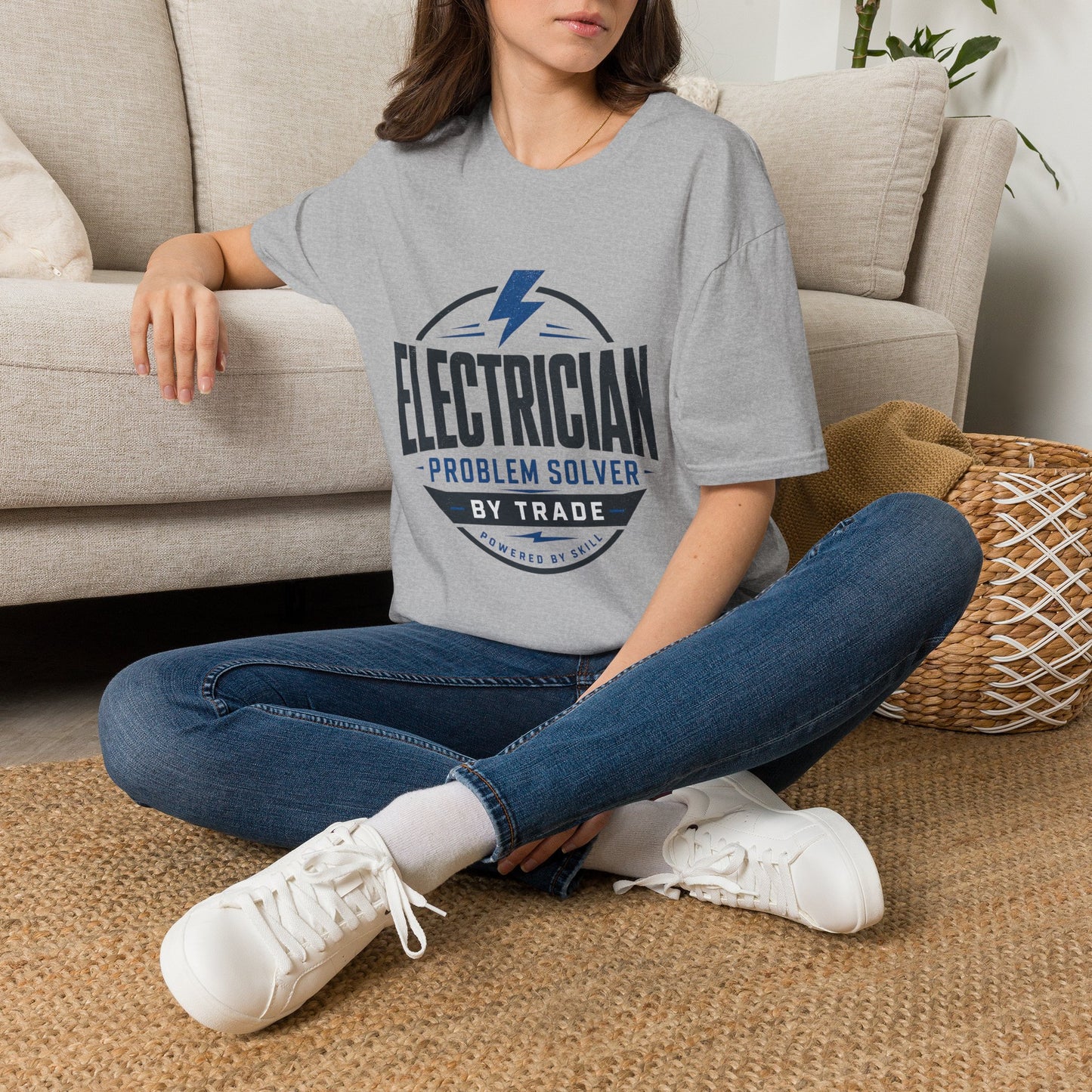 Electrician T-Shirt "Problem Solver by Trade" Workwear Tee
