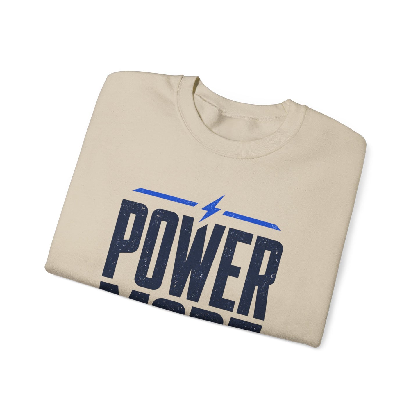 Power Mode Sweatshirt | Bold Graphic Crewneck for Gamers & Fitness Fans