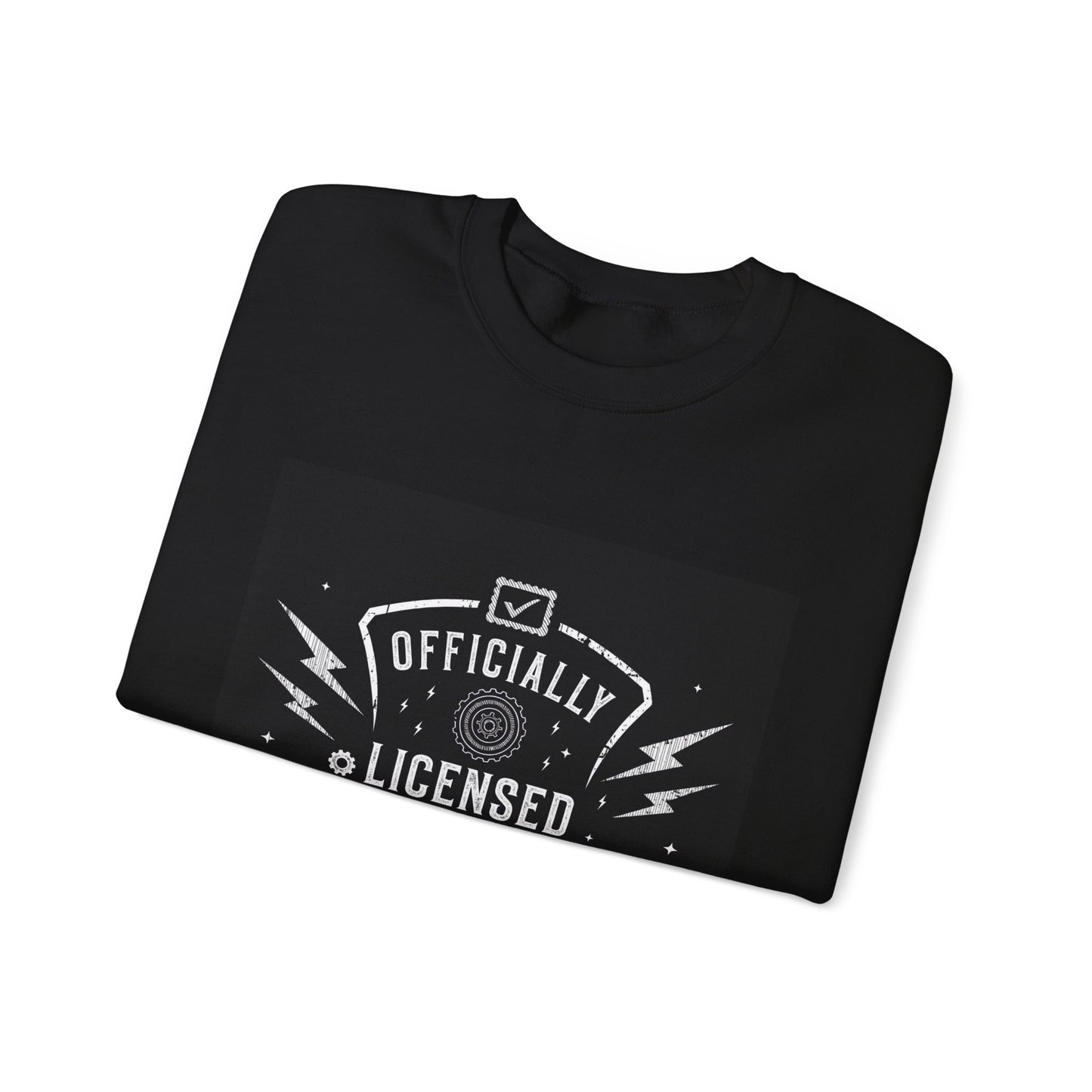 Officially Licensed Electrician Crewneck Sweatshirt
