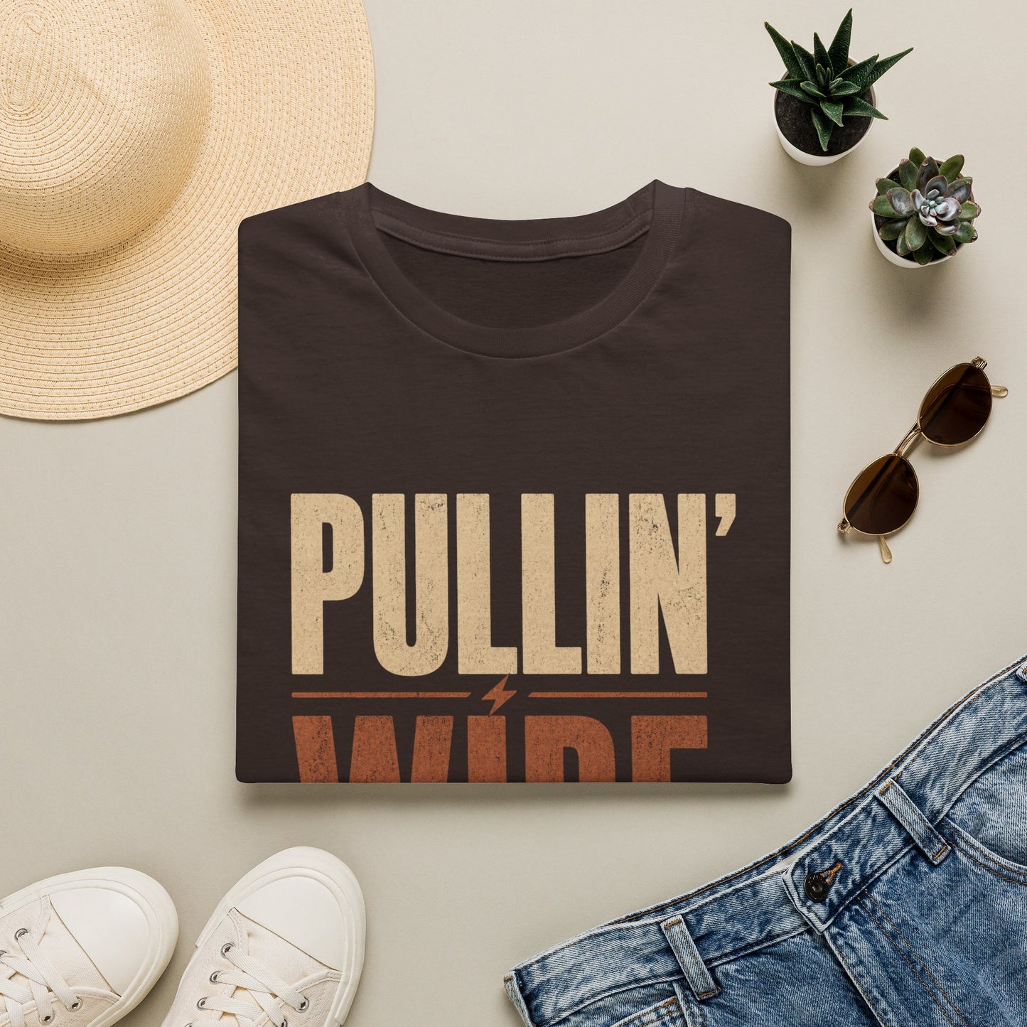 Pullin' Wire T-Shirt | Vintage Electrician Spool Tee