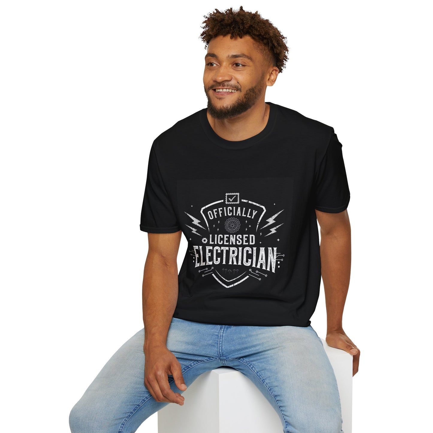 Officially Licensed Electrician T-Shirt | Vintage Tradesman Tee