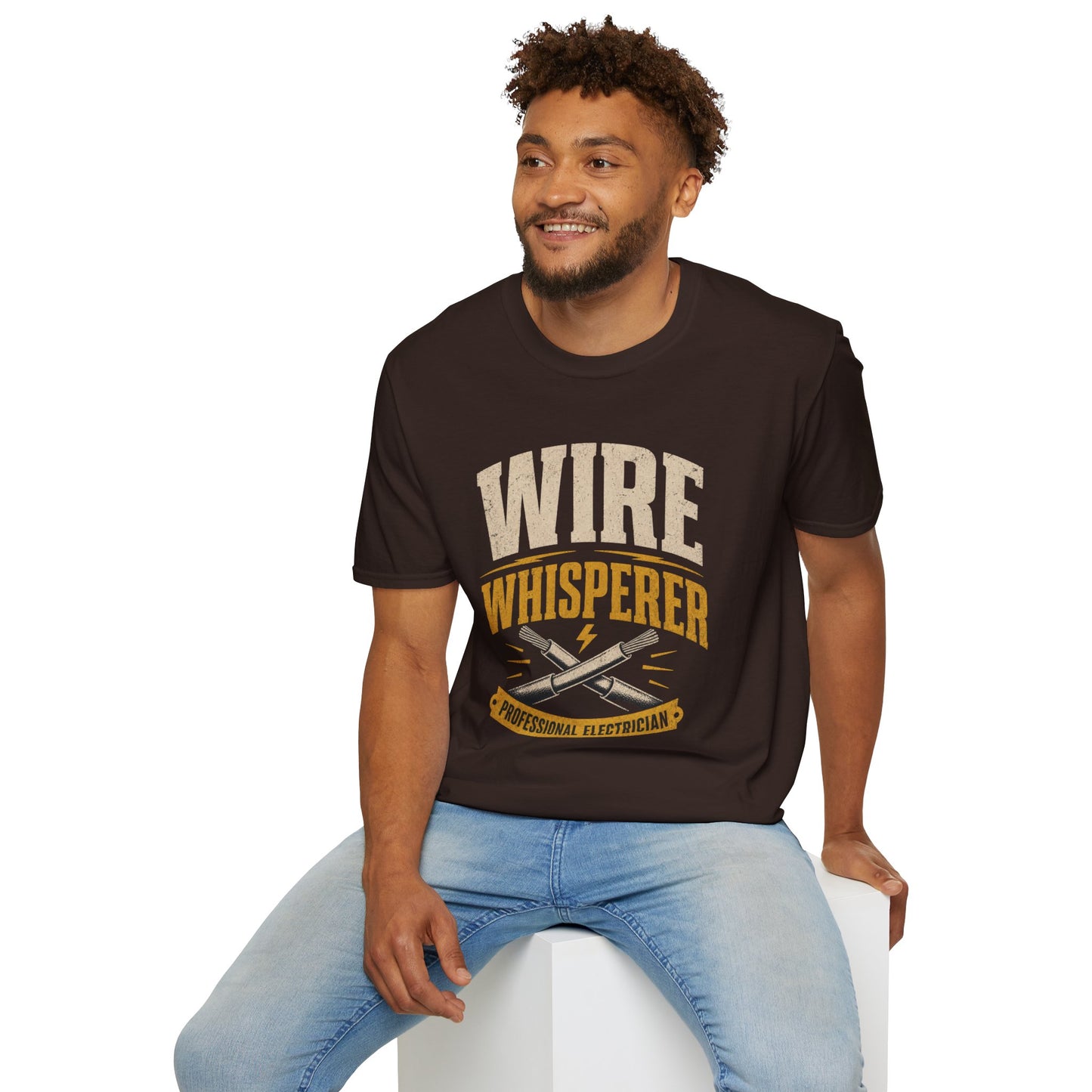 Wire Whisperer T-Shirt | Professional Electrician Gift