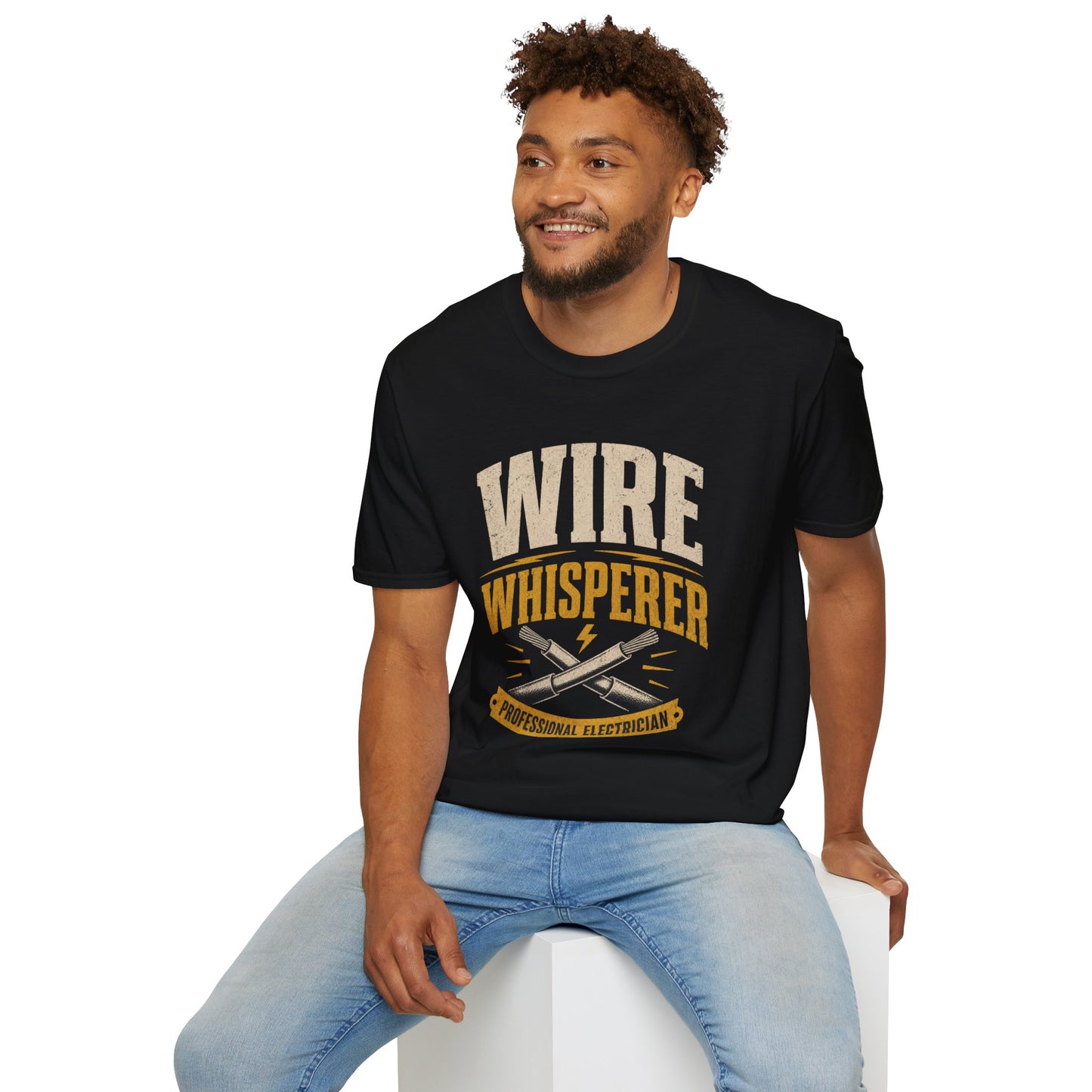 Wire Whisperer T-Shirt | Professional Electrician Gift