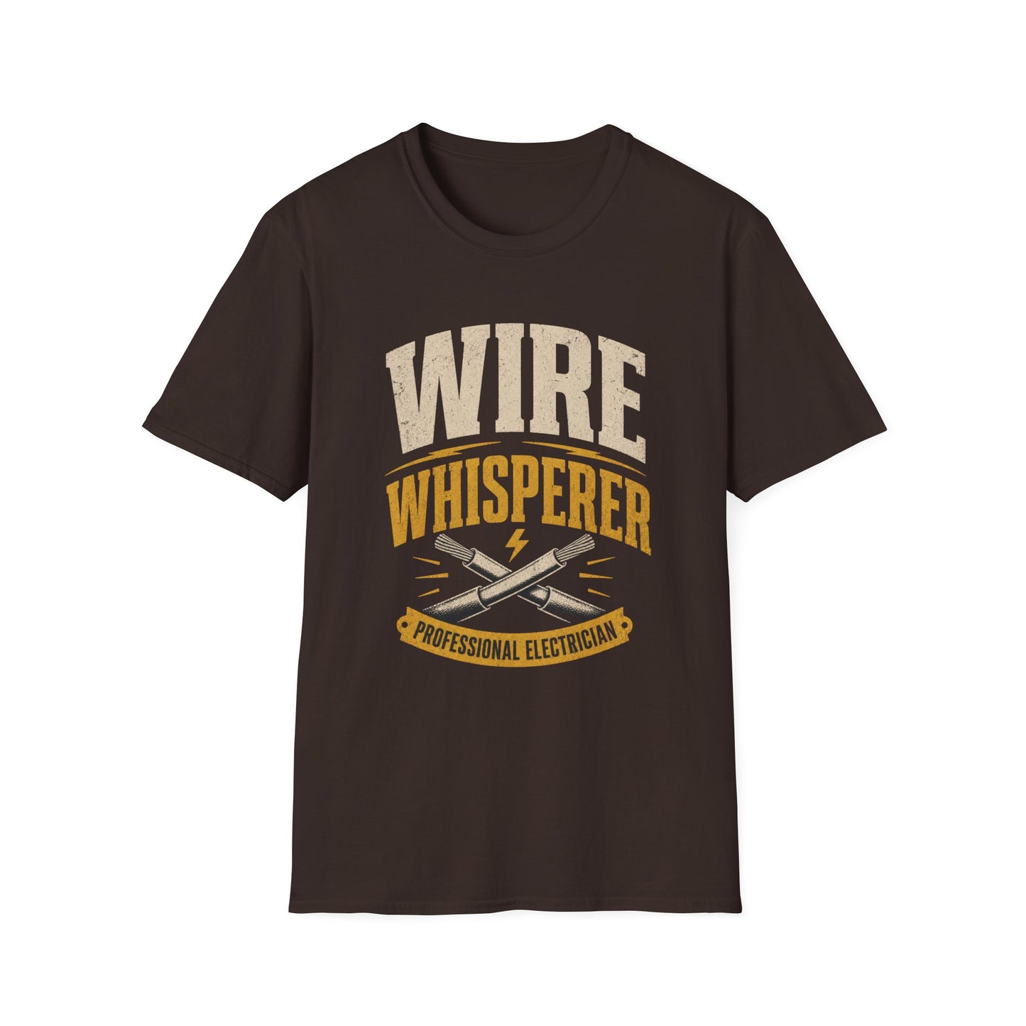 Wire Whisperer T-Shirt | Professional Electrician Gift