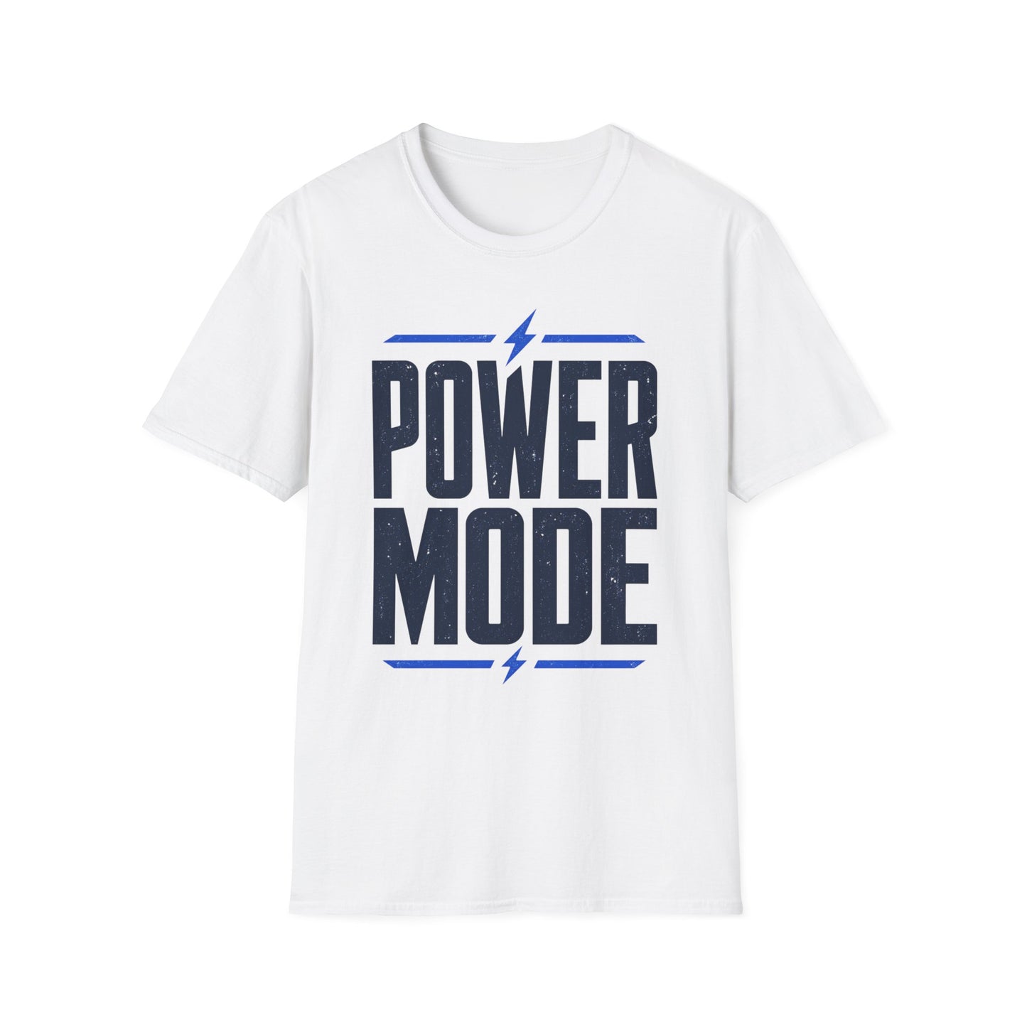 Power Mode T-Shirt | Energetic Graphic Tee with Lightning Bolt