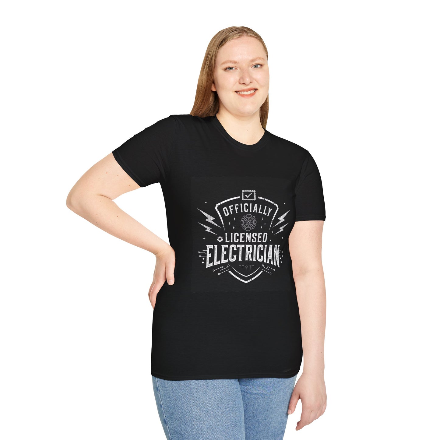 Officially Licensed Electrician T-Shirt | Vintage Tradesman Tee