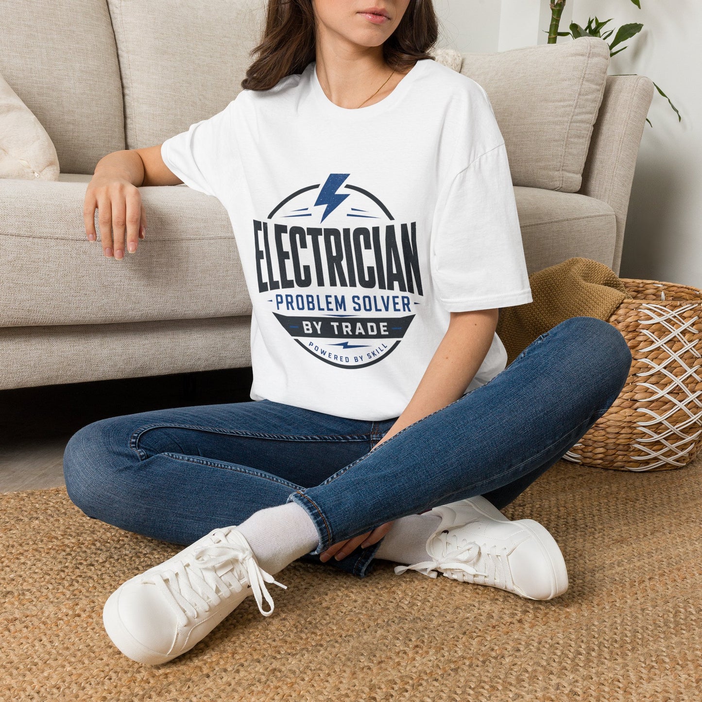 Electrician T-Shirt "Problem Solver by Trade" Workwear Tee
