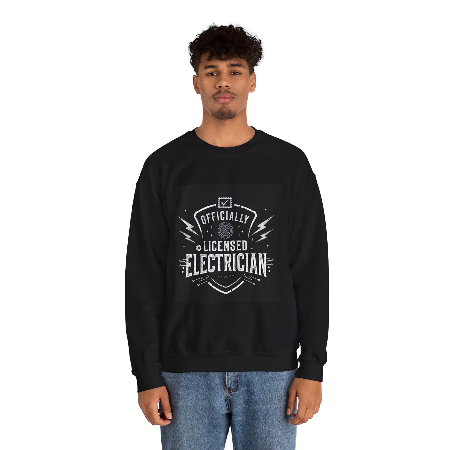 Officially Licensed Electrician Crewneck Sweatshirt