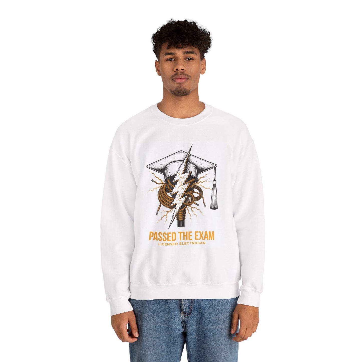 Passed the Exam Licensed Electrician Crewneck Sweatshirt