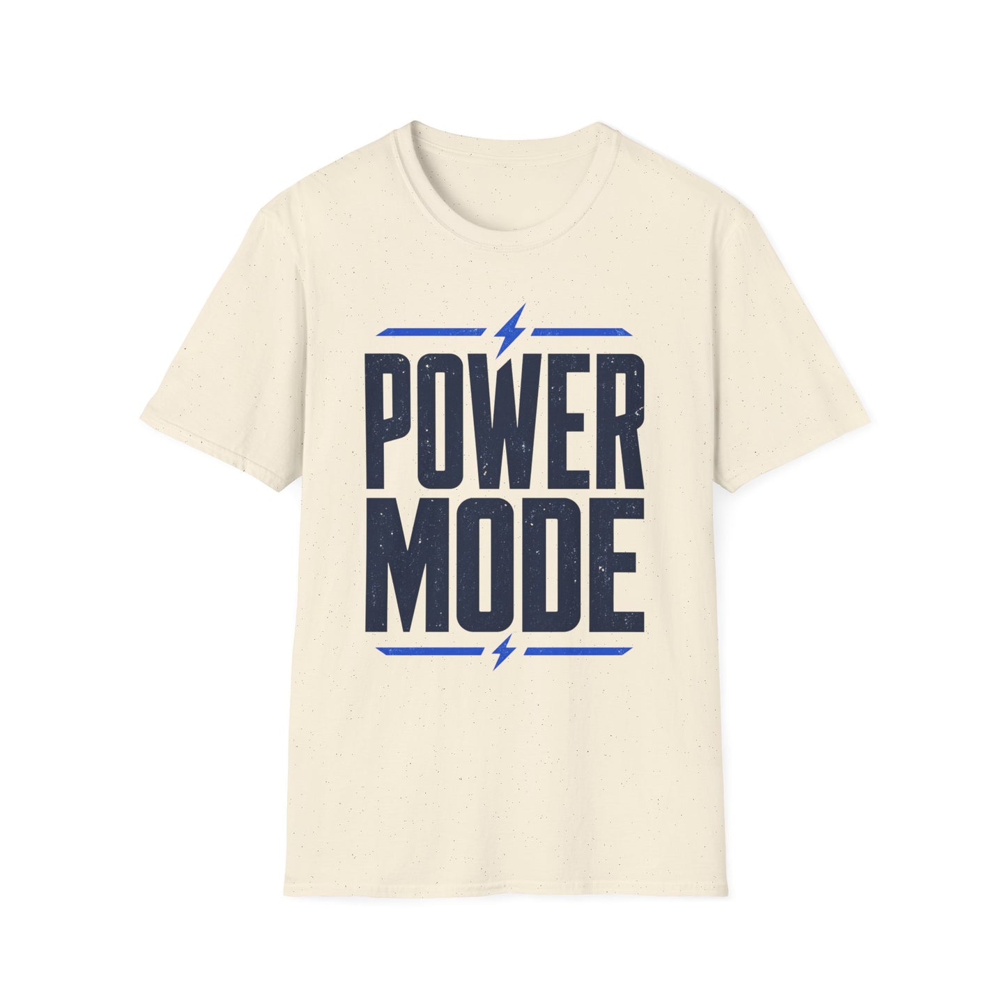 Power Mode T-Shirt | Energetic Graphic Tee with Lightning Bolt