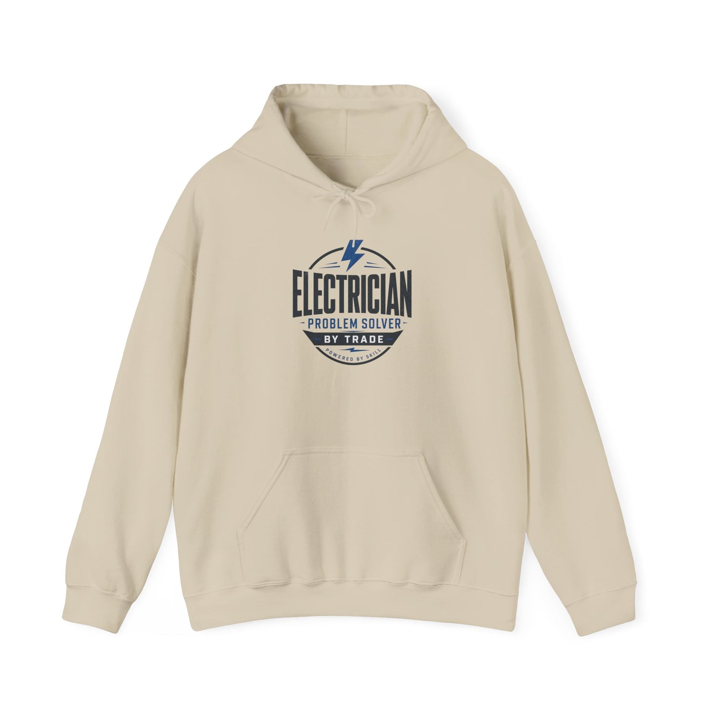 Electrician Problem Solver Hoodie | Tradesman Workwear Sweatshirt
