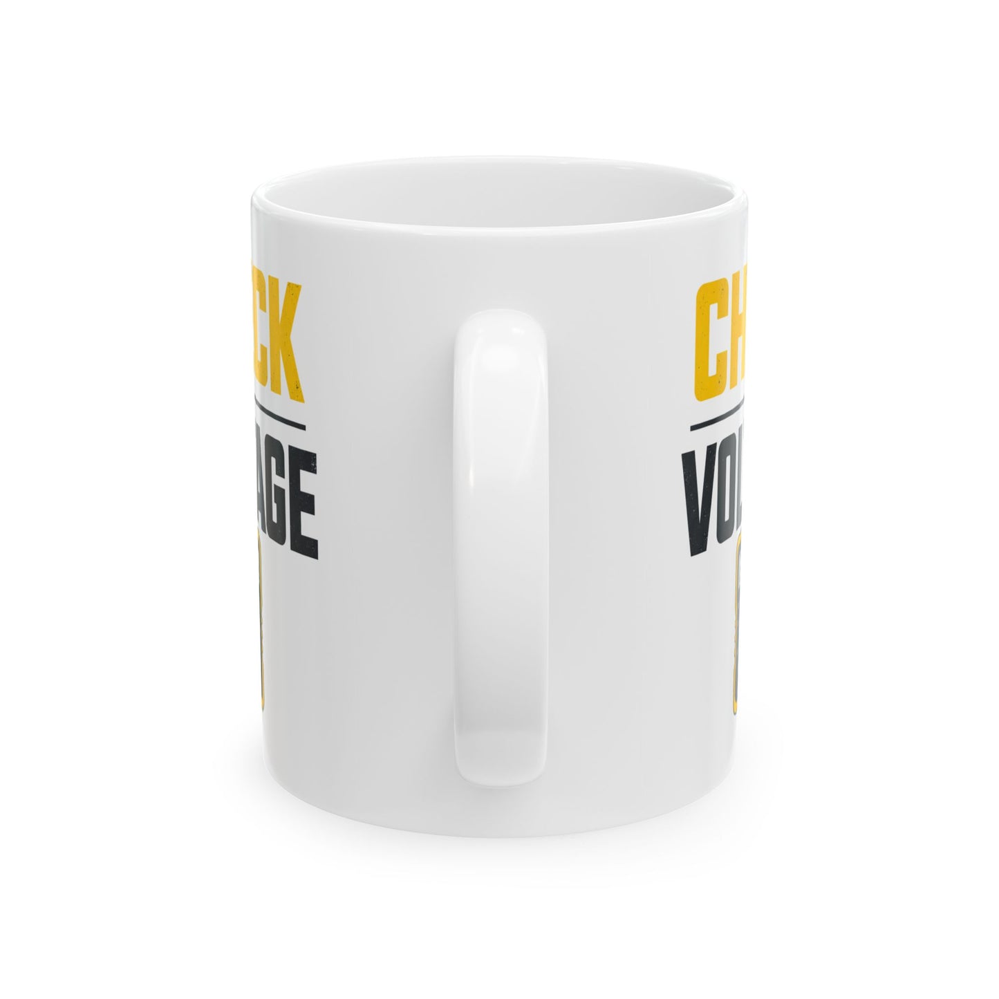 Vote Coffee Mug – 'Check Your Vote' Bold Political Ceramic Mug (11oz, 15oz)