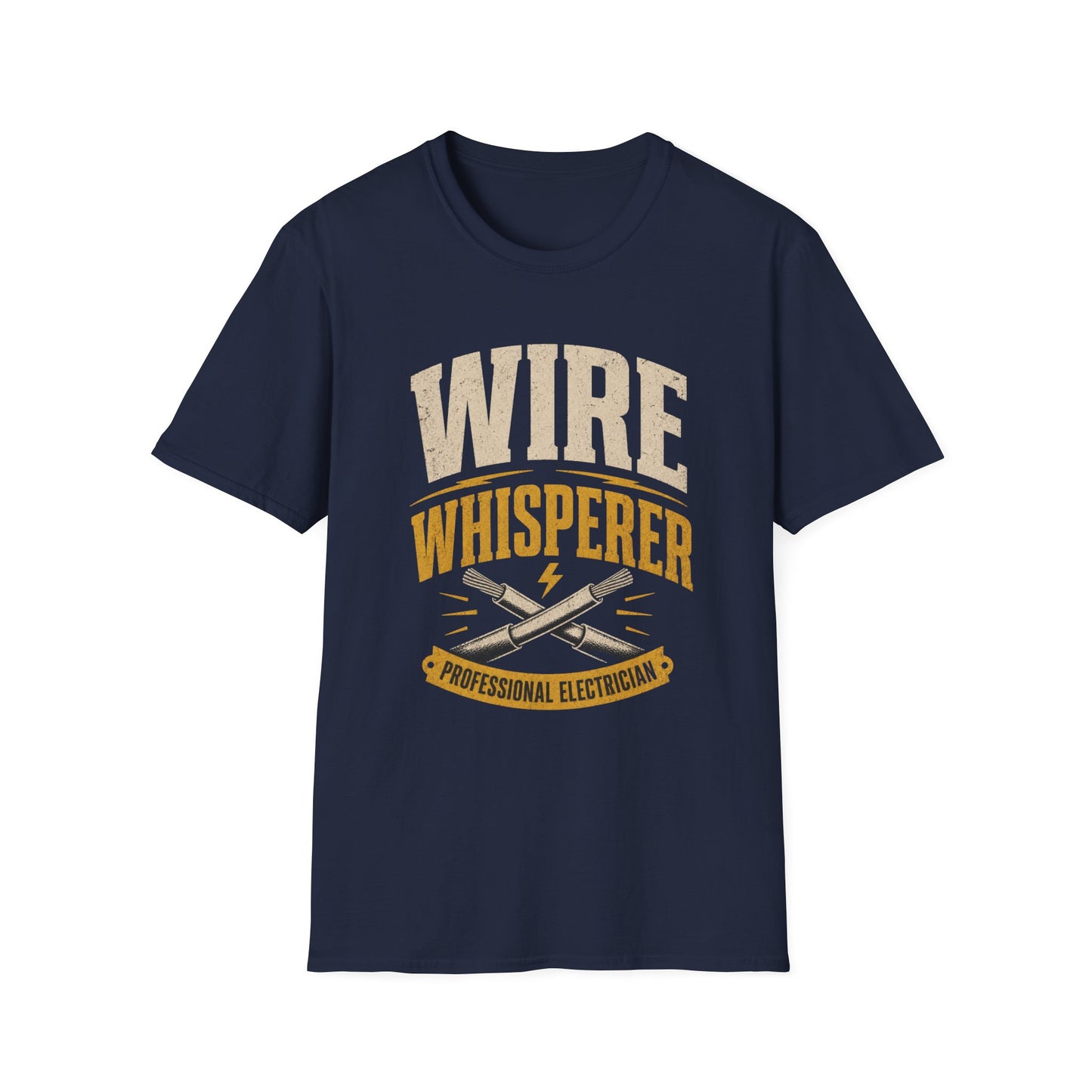 Wire Whisperer T-Shirt | Professional Electrician Gift