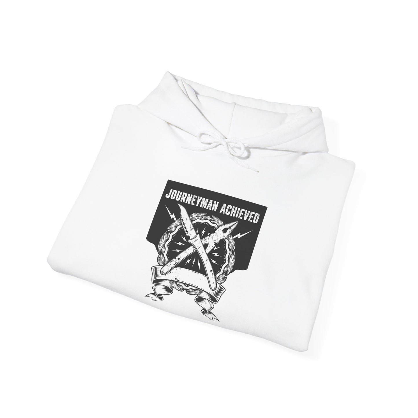 Journeyman Achieved Hoodie | Trade Worker Carpenter Badge Pullover