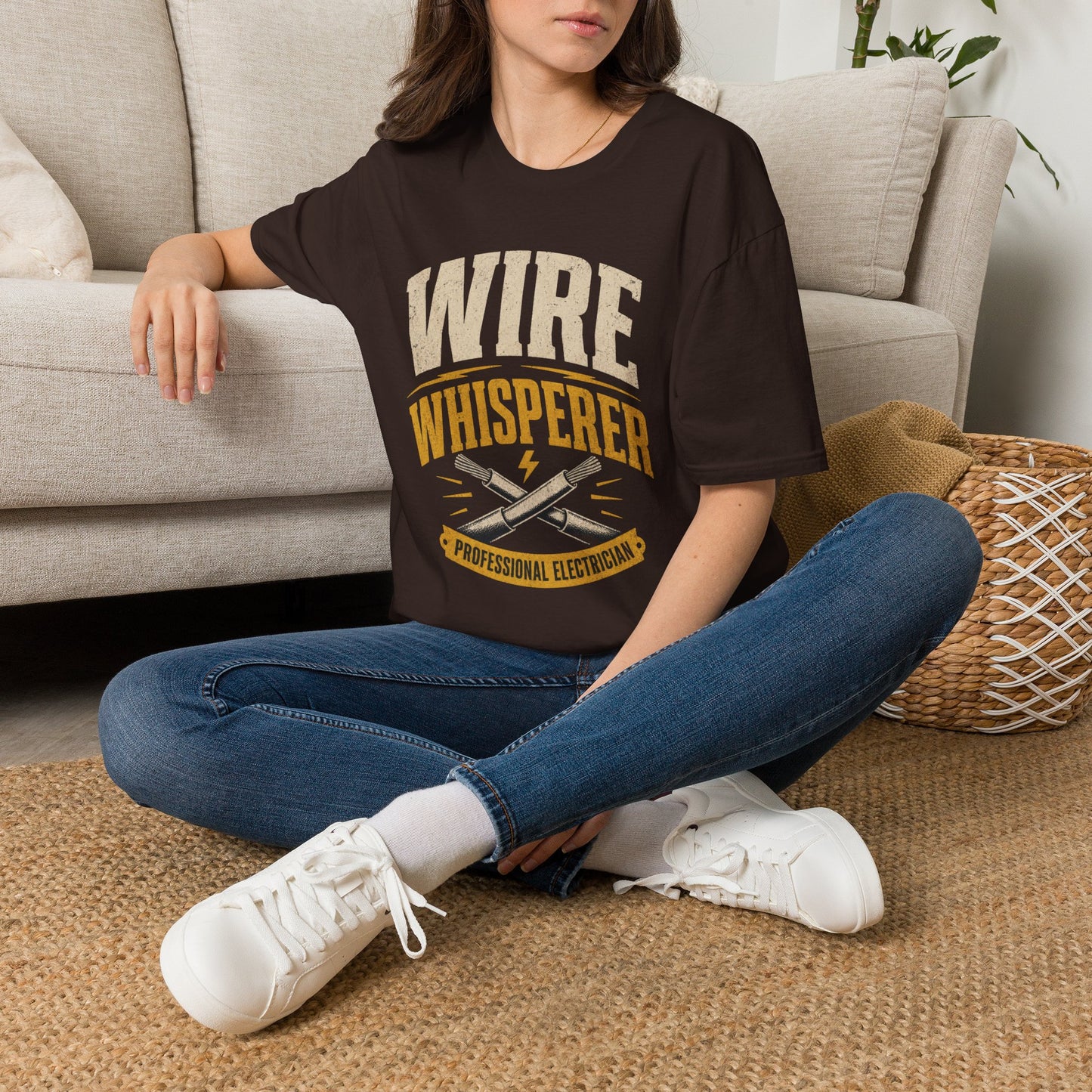 Wire Whisperer T-Shirt | Professional Electrician Gift