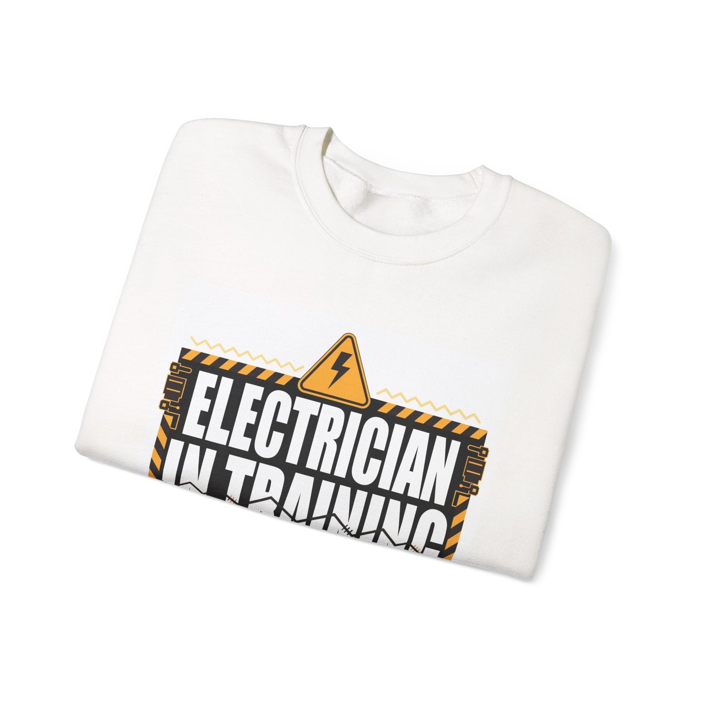 Electrician In Training Sweatshirt "Please Be Patient" Crewneck for Apprentice Electricians
