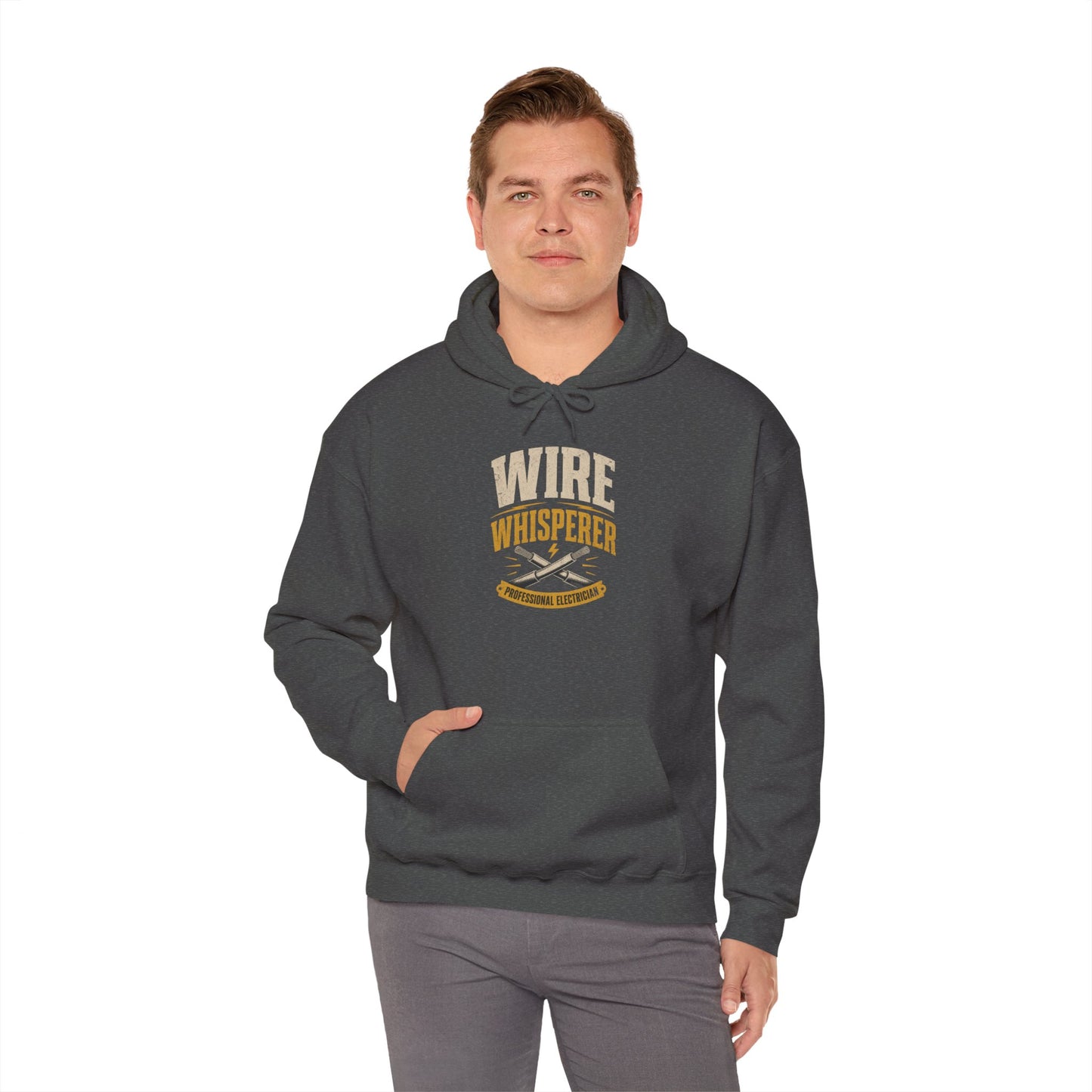 Wire Whisperer Hoodie - Electrician Crew Sweatshirt