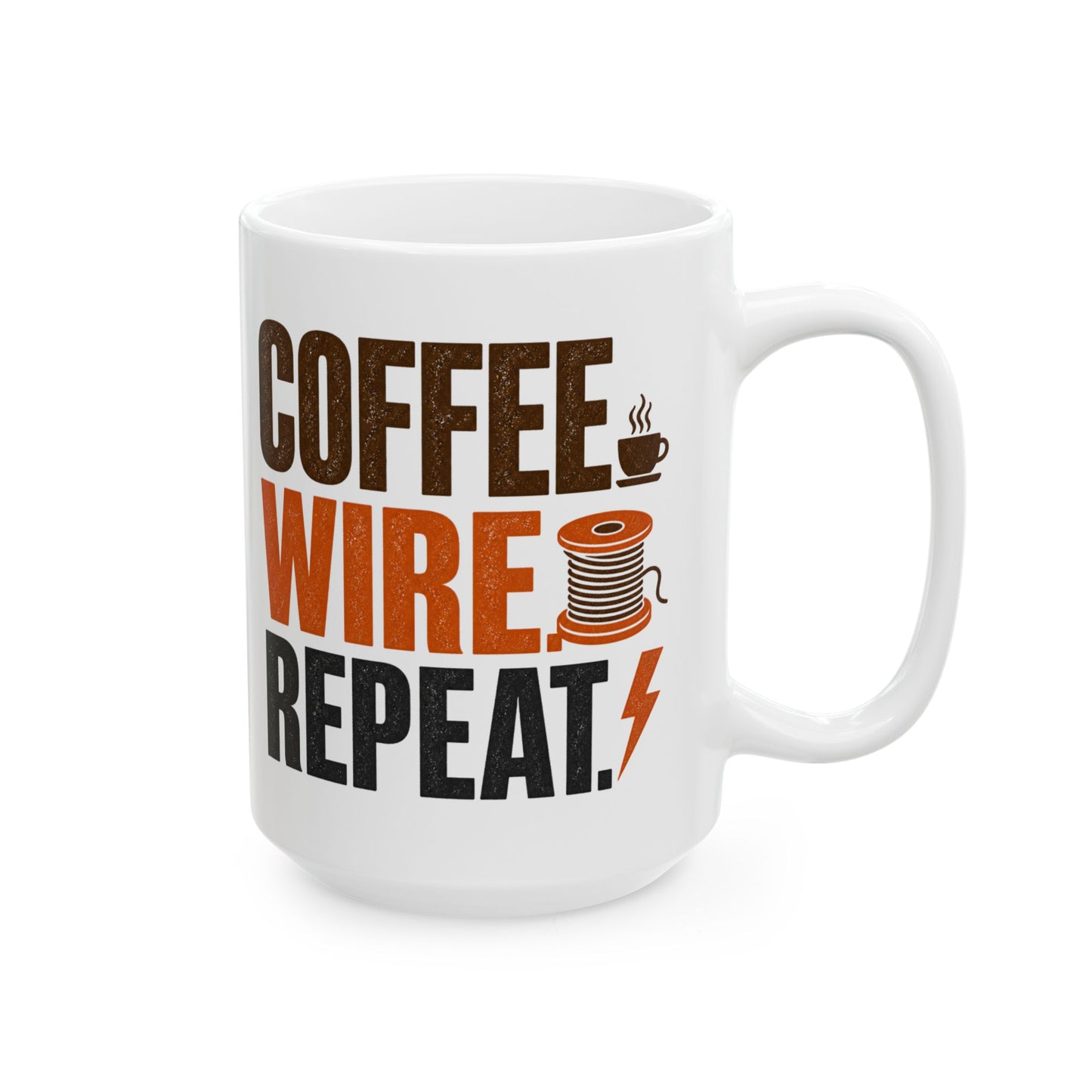 Coffee Wire Repair Mug | Funny Electrician Coffee Cup