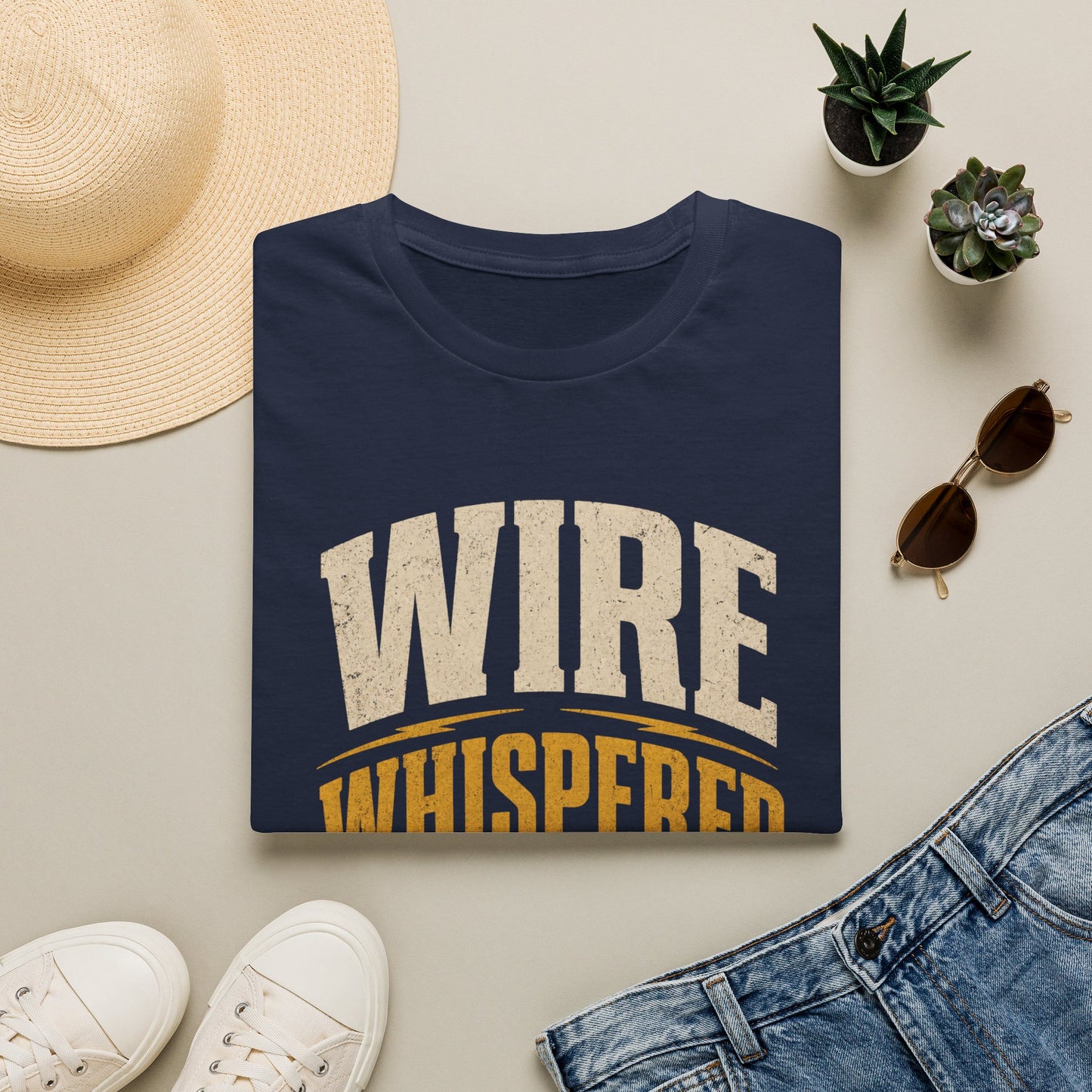 Wire Whisperer T-Shirt | Professional Electrician Gift