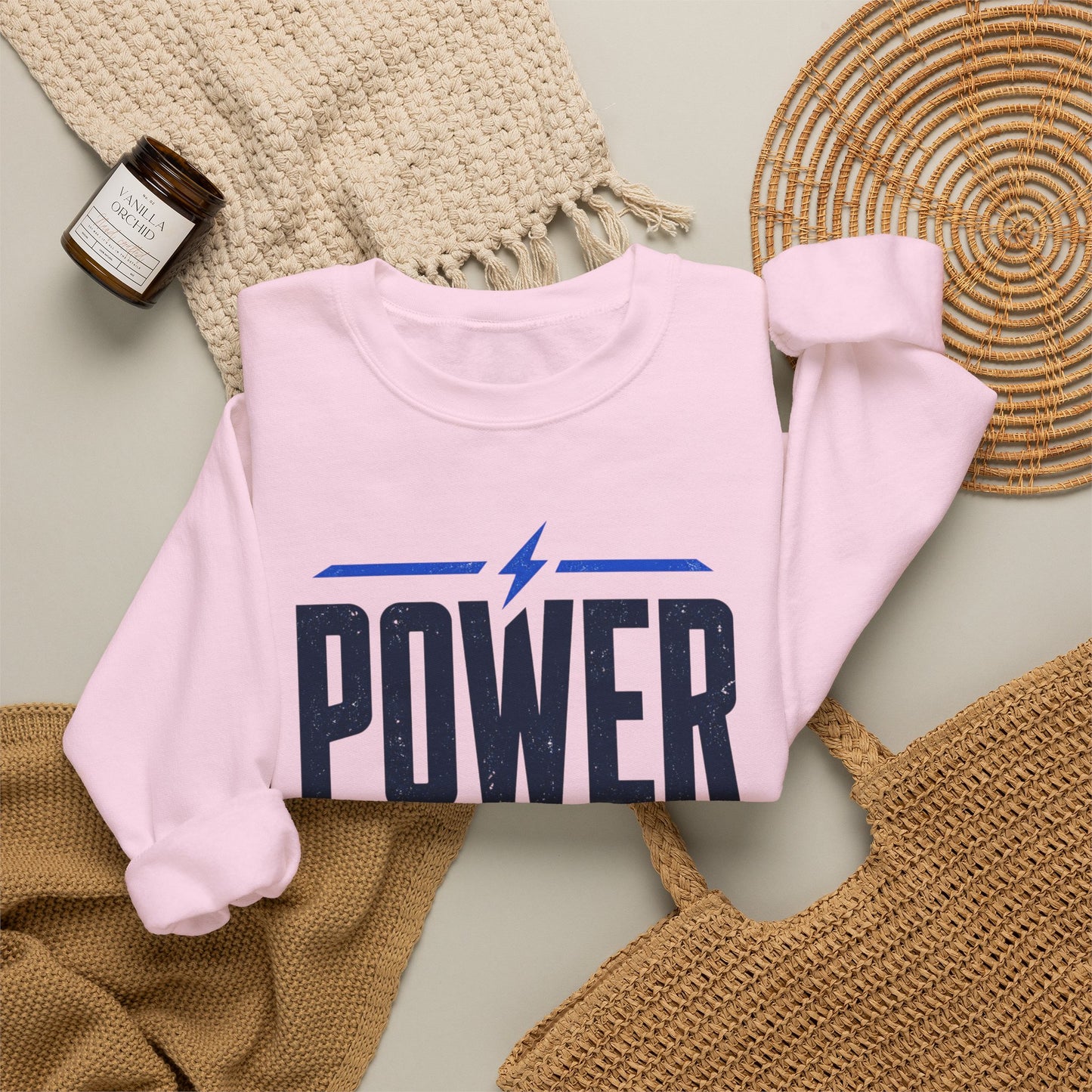 Power Mode Sweatshirt | Bold Graphic Crewneck for Gamers & Fitness Fans