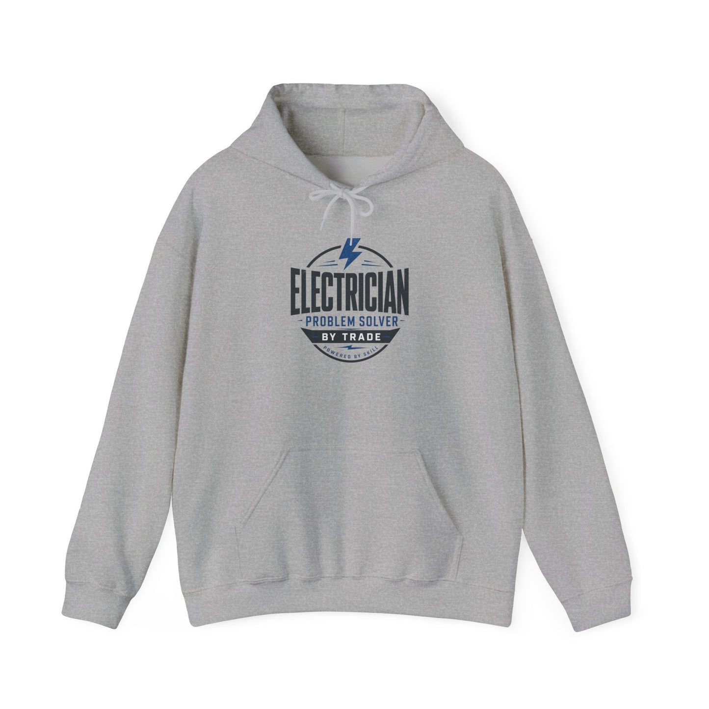 Electrician Problem Solver Hoodie | Tradesman Workwear Sweatshirt