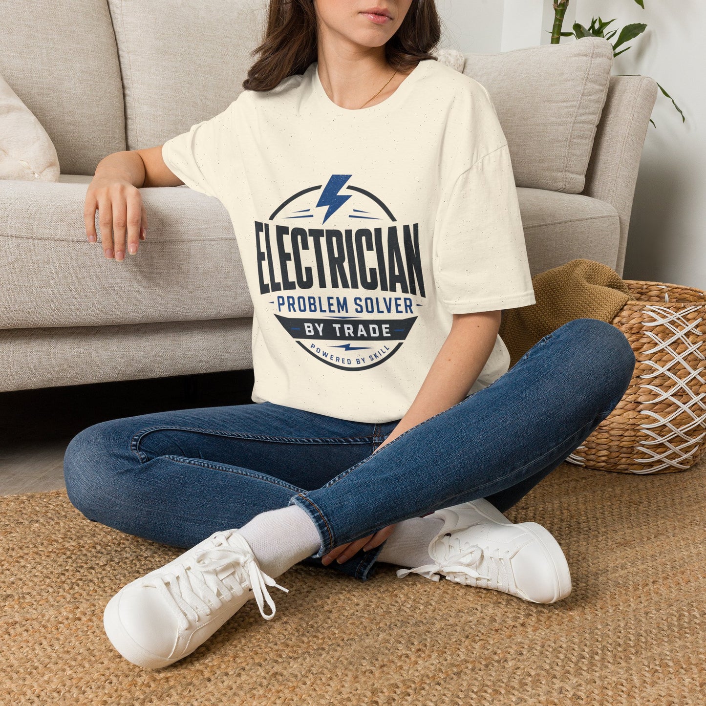 Electrician T-Shirt "Problem Solver by Trade" Workwear Tee