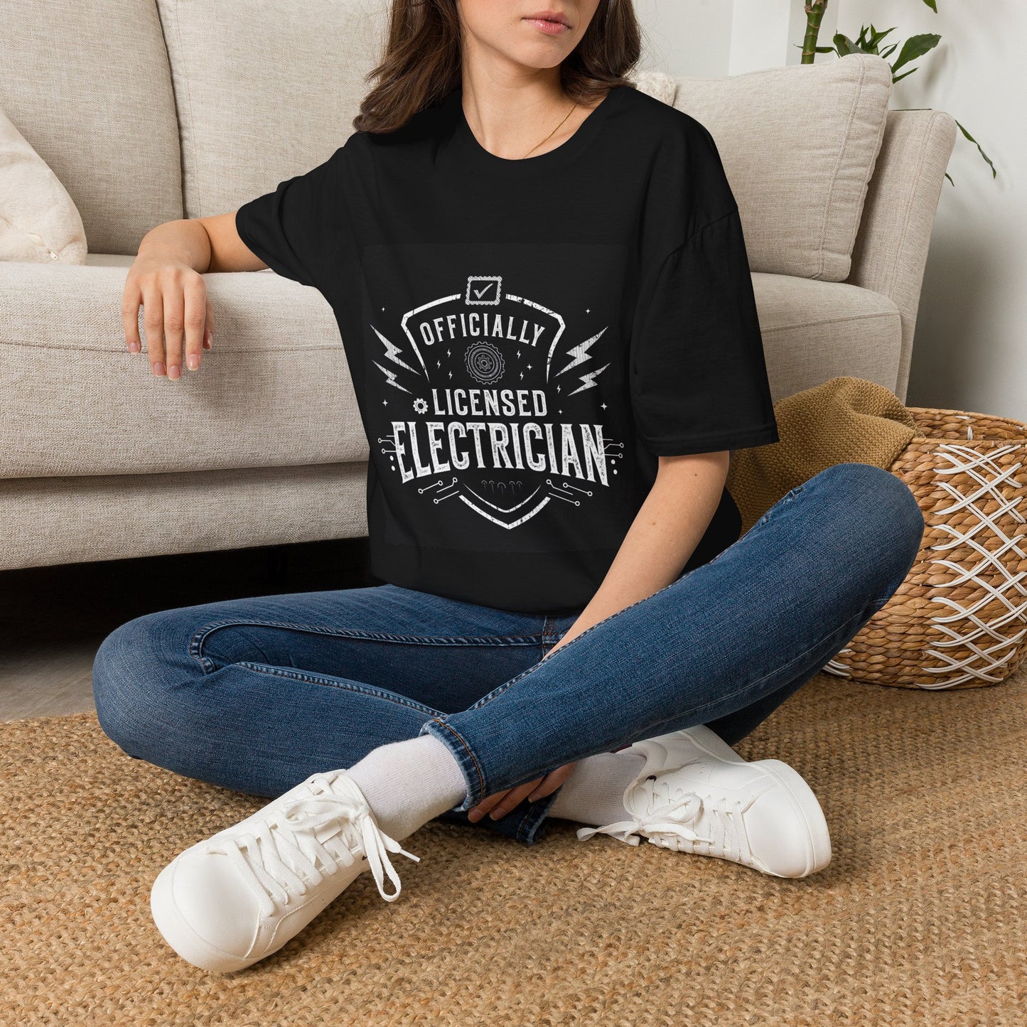 Officially Licensed Electrician T-Shirt | Vintage Tradesman Tee