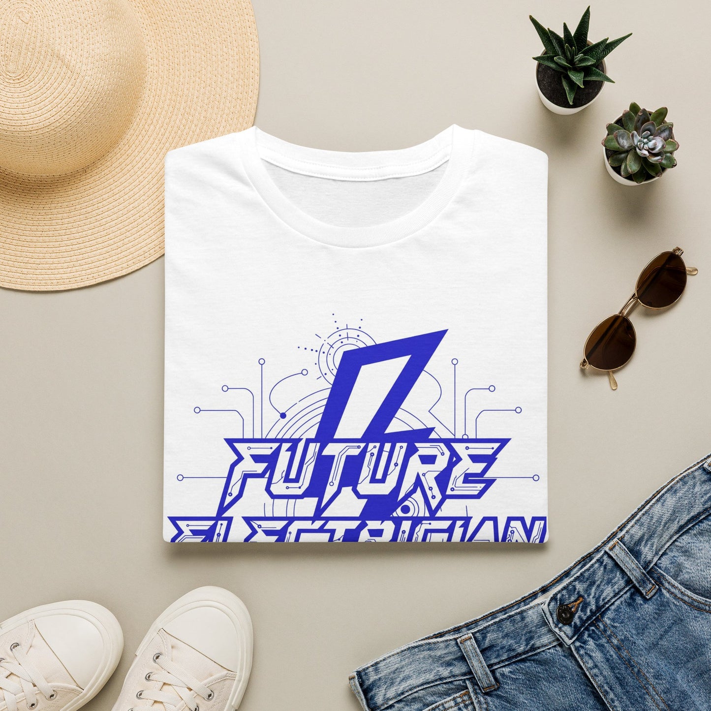 Future Electrician T-Shirt | Lightning Bolt Tech Design