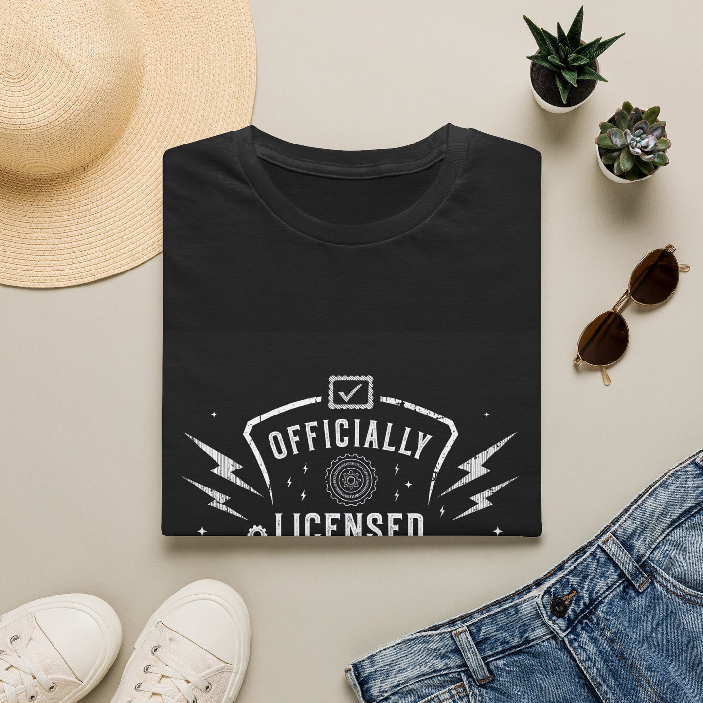 Officially Licensed Electrician T-Shirt | Vintage Tradesman Tee