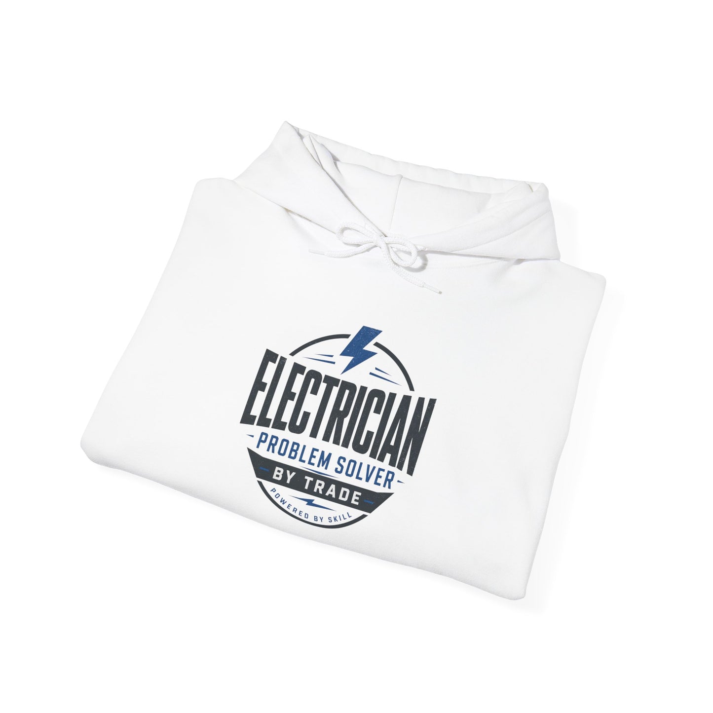 Electrician Problem Solver Hoodie | Tradesman Workwear Sweatshirt