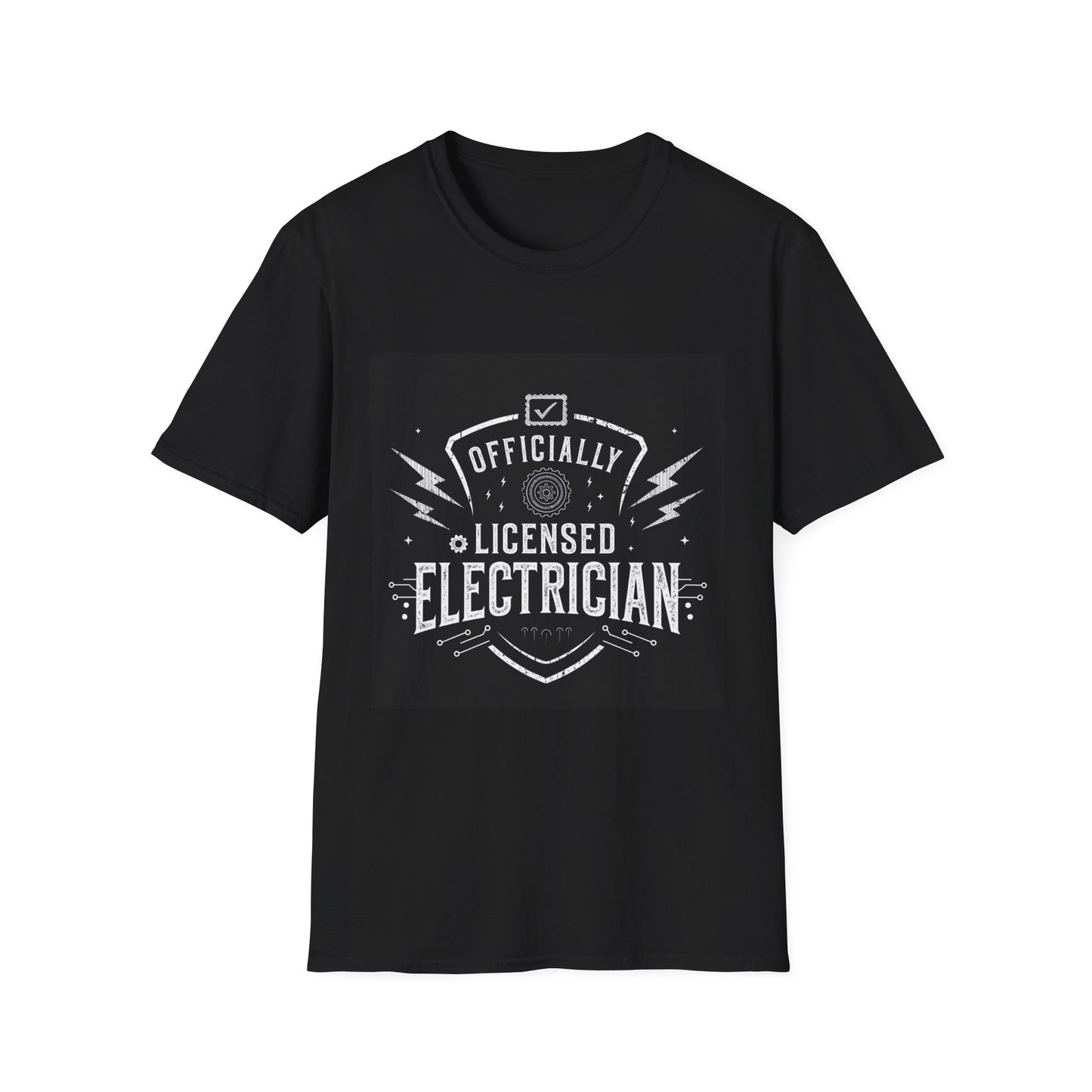 Officially Licensed Electrician T-Shirt | Vintage Tradesman Tee