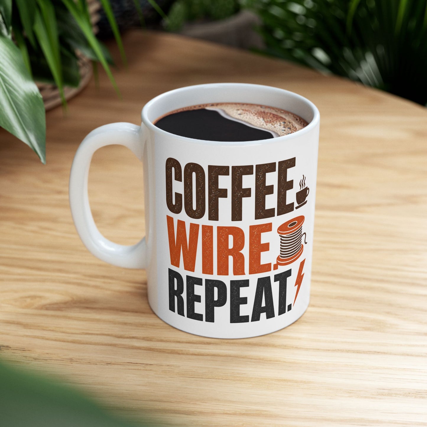 Coffee Wire Repair Mug | Funny Electrician Coffee Cup