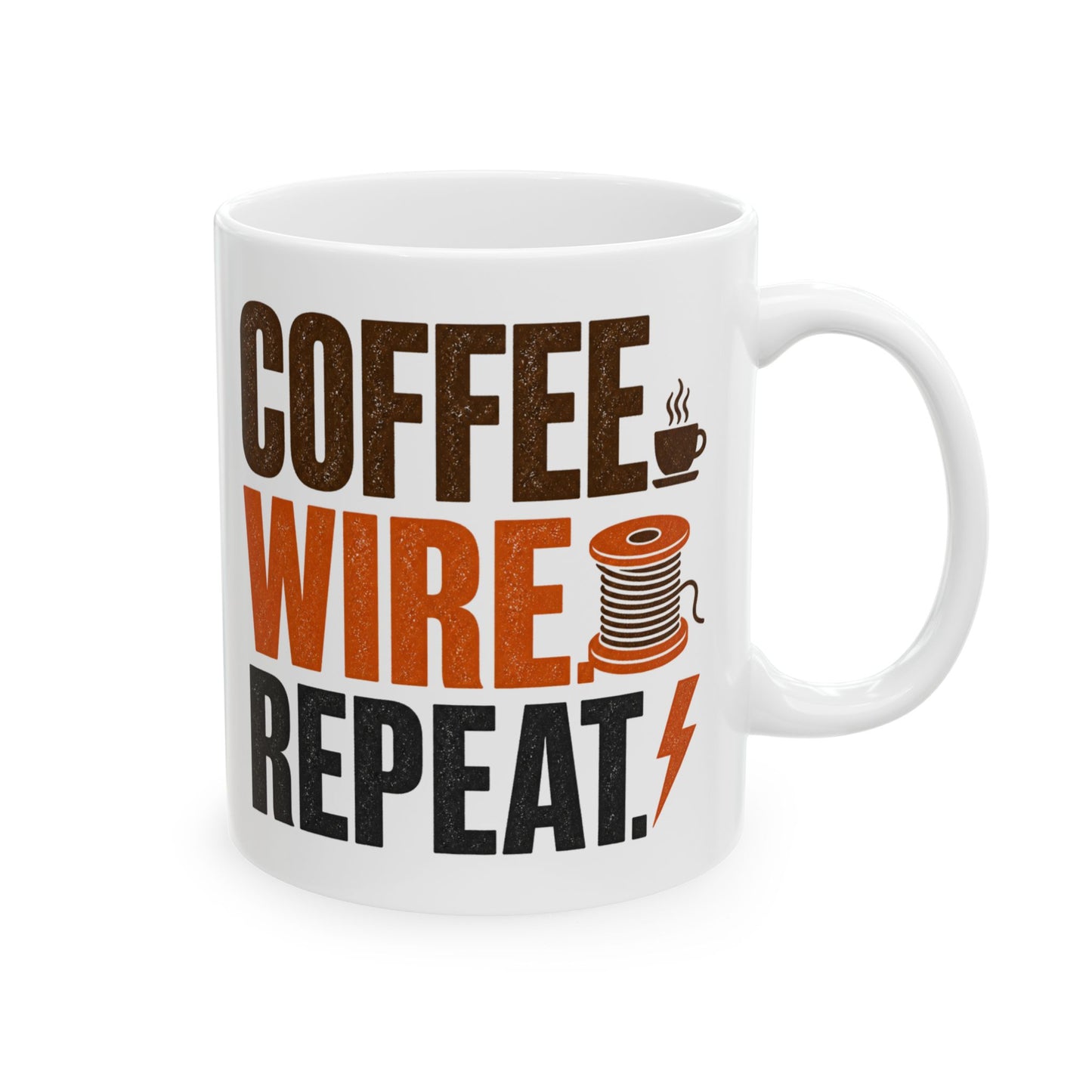 Coffee Wire Repair Mug | Funny Electrician Coffee Cup