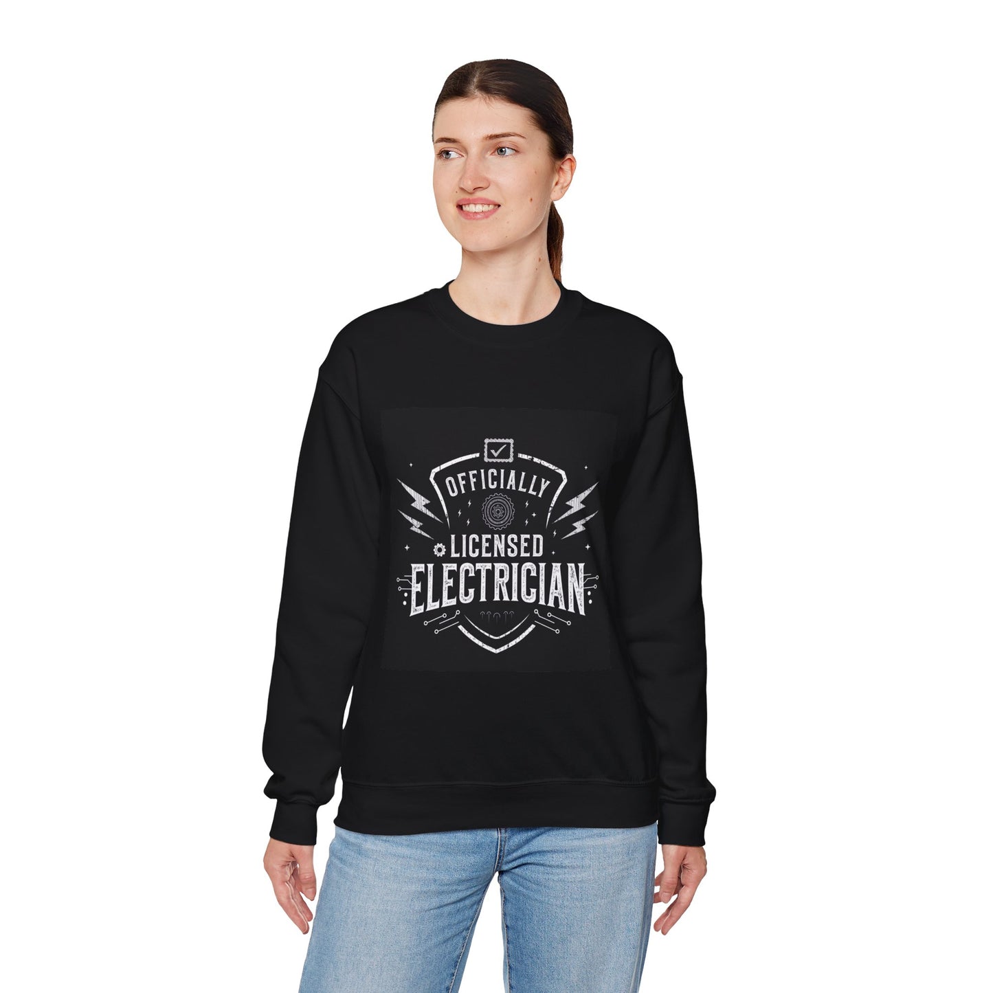 Officially Licensed Electrician Crewneck Sweatshirt
