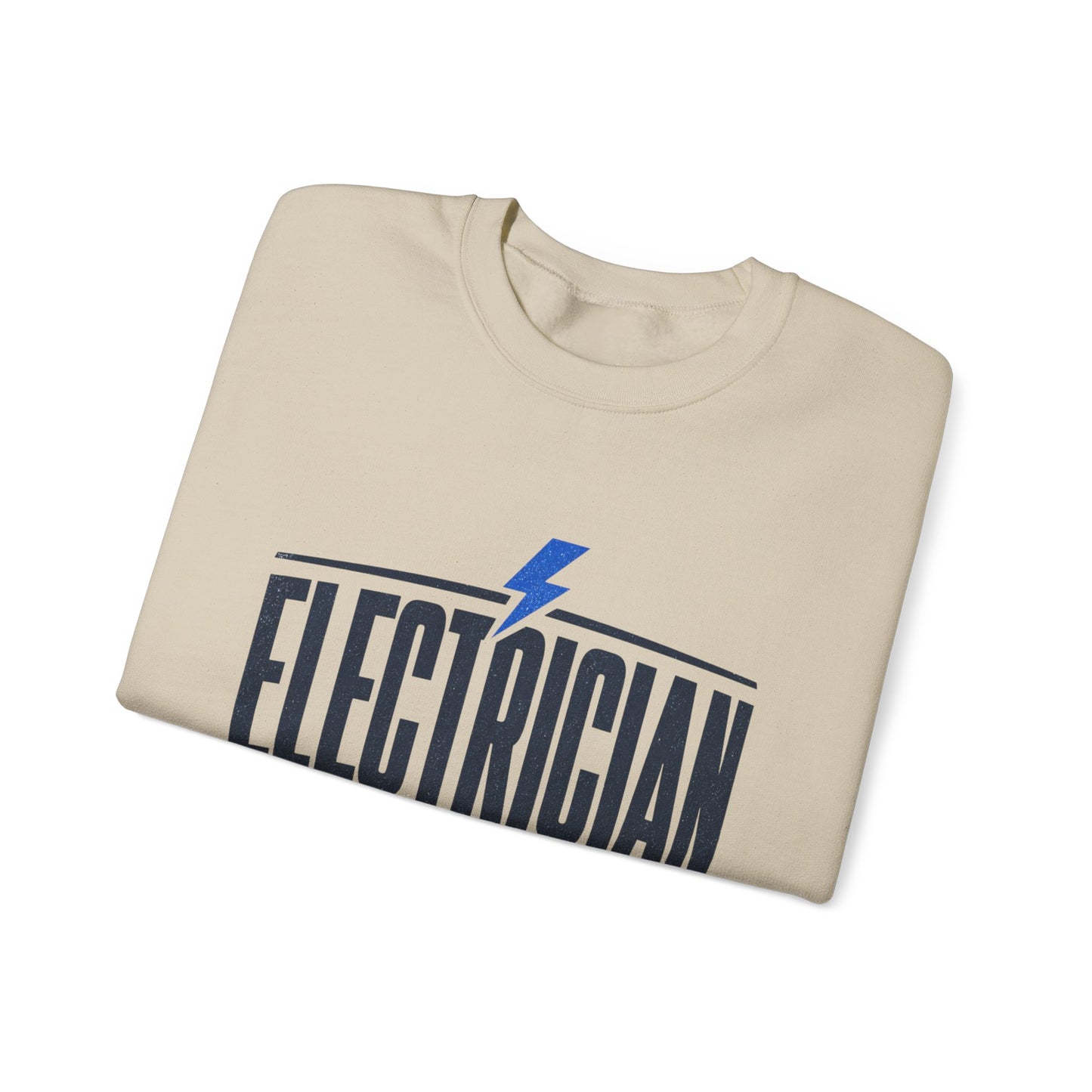 Electrician Sweatshirt "Because Genius Isn't an Official Job Title" Crewneck