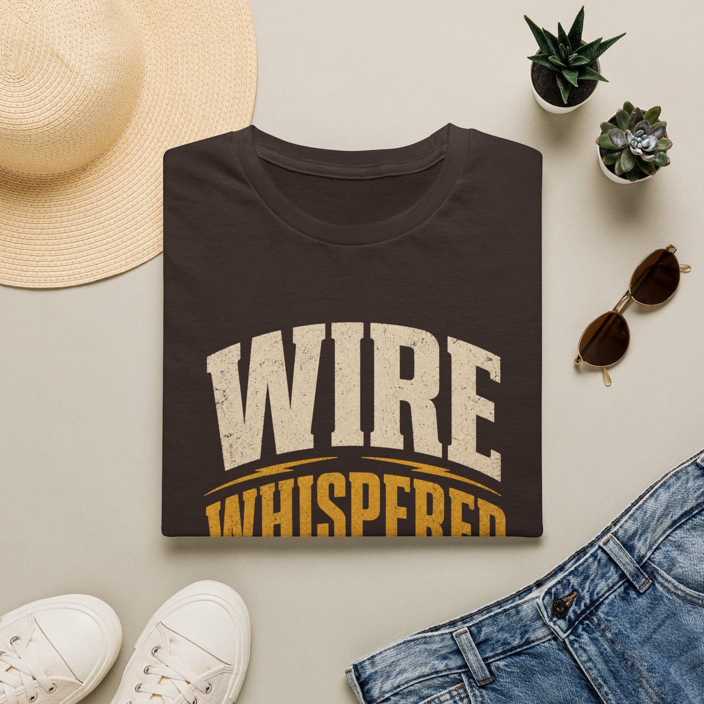 Wire Whisperer T-Shirt | Professional Electrician Gift