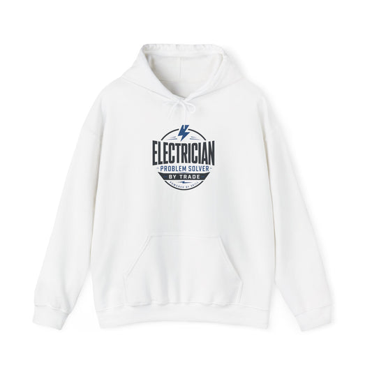 Electrician Problem Solver Hoodie | Tradesman Workwear Sweatshirt