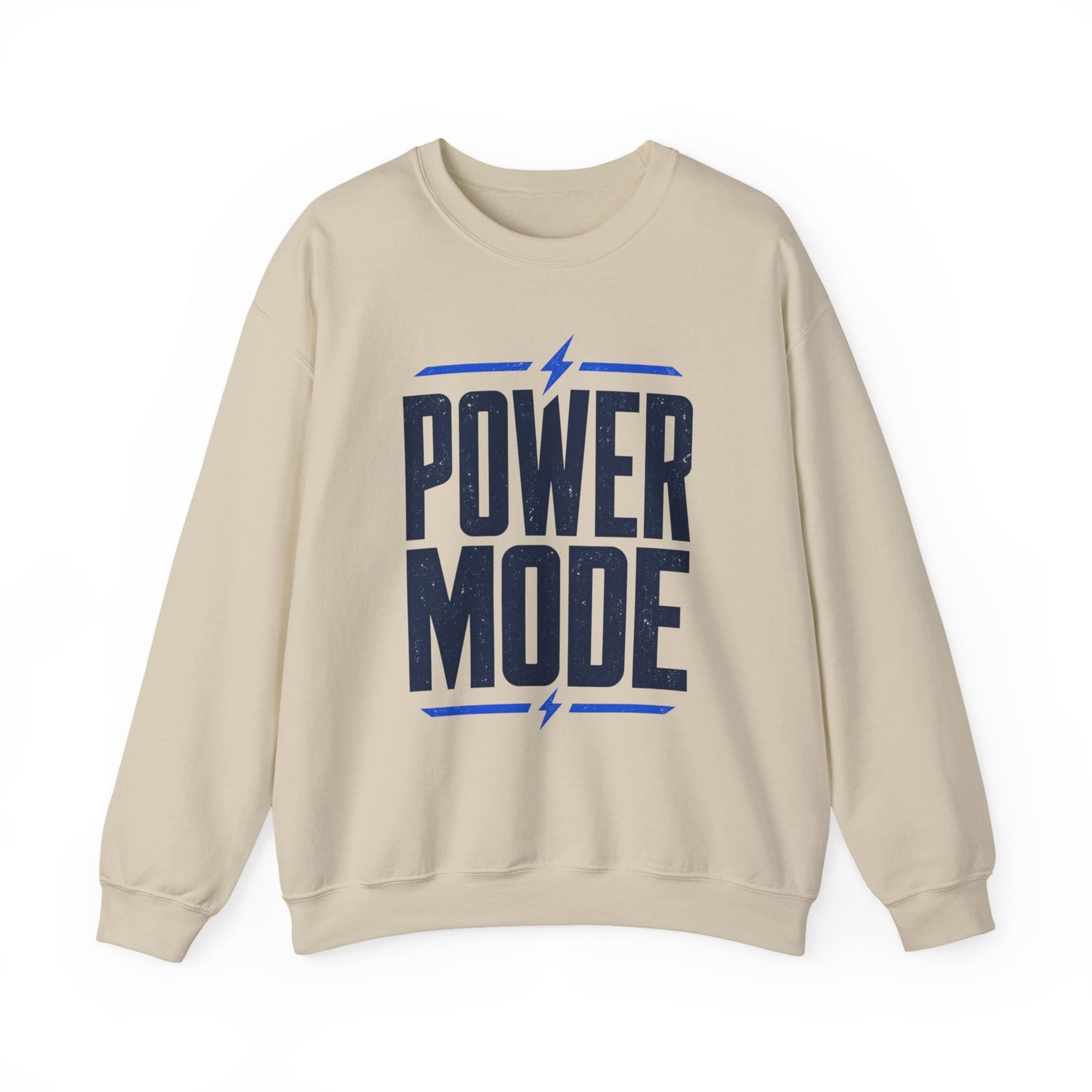 Power Mode Sweatshirt | Bold Graphic Crewneck for Gamers & Fitness Fans