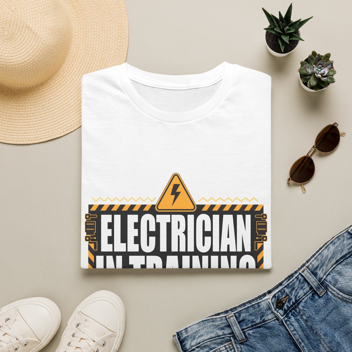 Electrician In Training T-Shirt | Funny Apprentice Electrical Work Tee