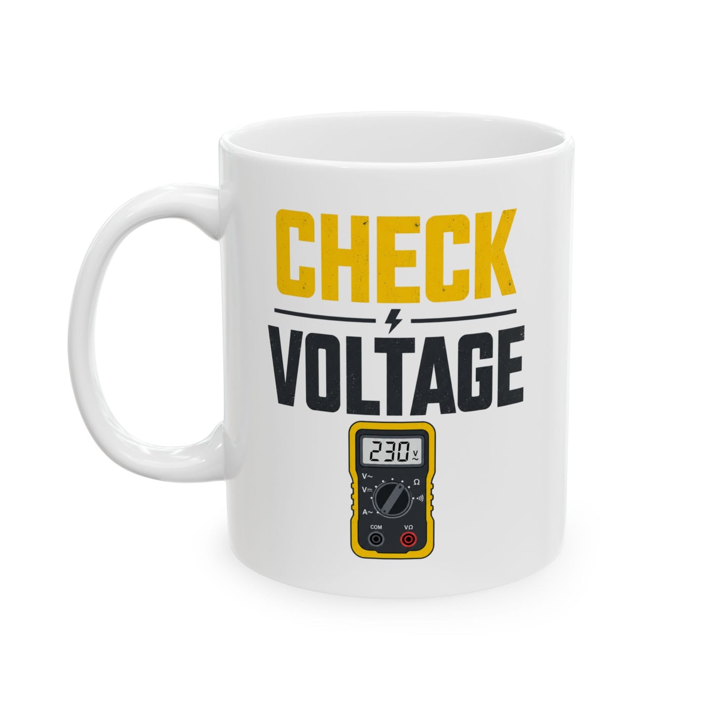 Vote Coffee Mug – 'Check Your Vote' Bold Political Ceramic Mug (11oz, 15oz)