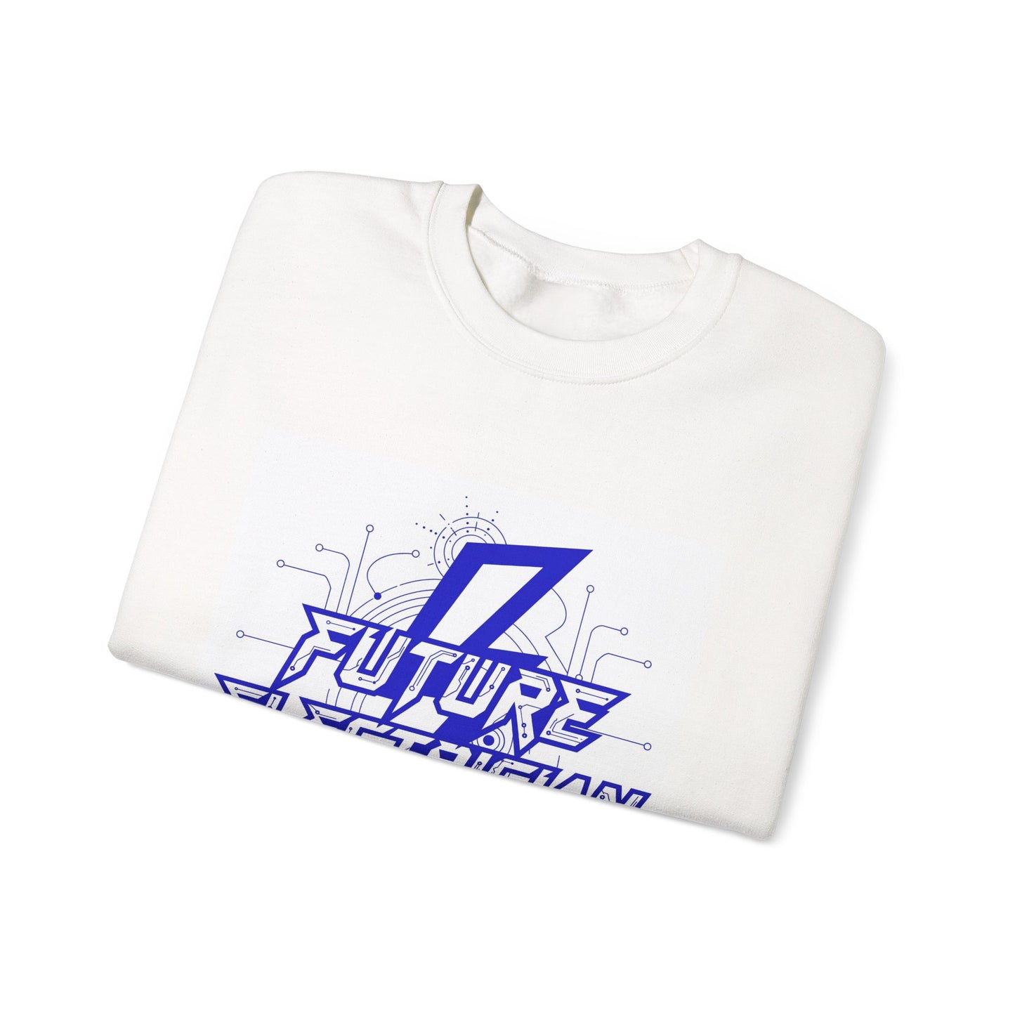 Future Electrician Crewneck Sweatshirt | Lightning Bolt Tech Design