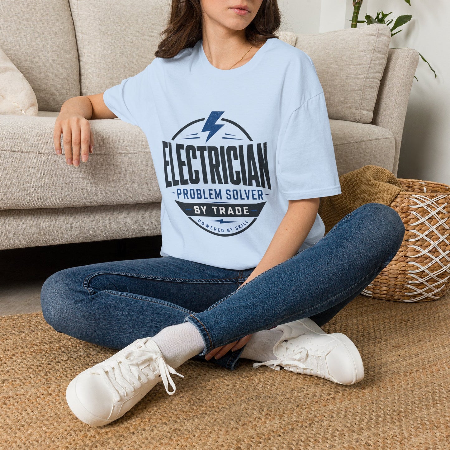 Electrician T-Shirt "Problem Solver by Trade" Workwear Tee
