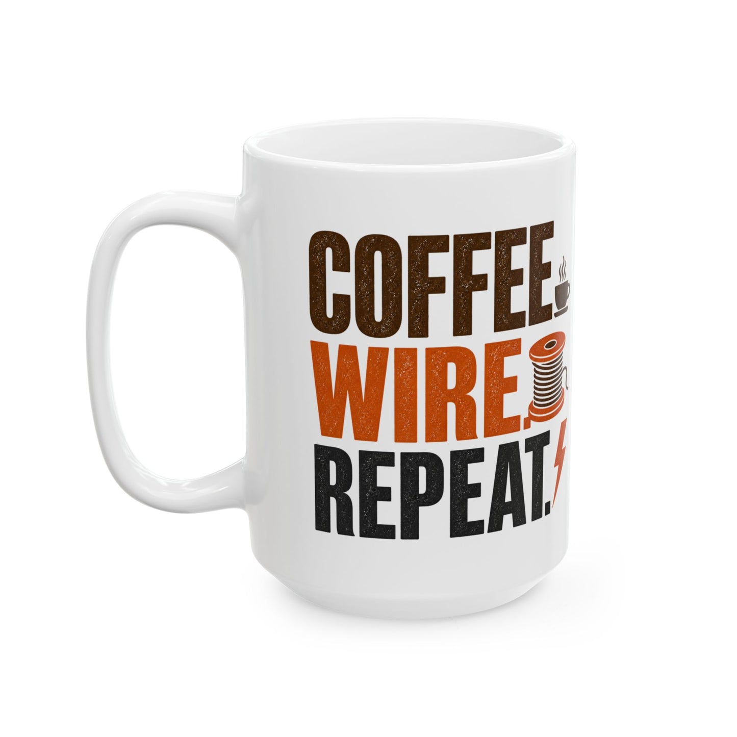 Coffee Wire Repair Mug | Funny Electrician Coffee Cup