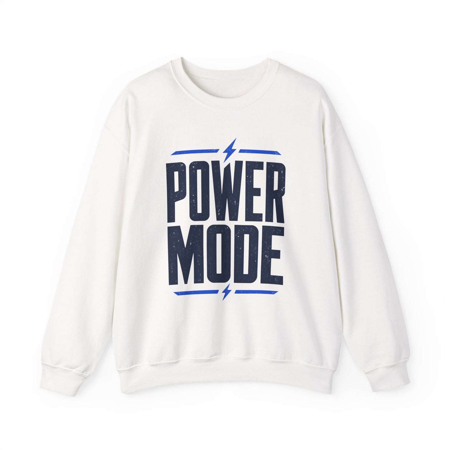 Power Mode Sweatshirt | Bold Graphic Crewneck for Gamers & Fitness Fans