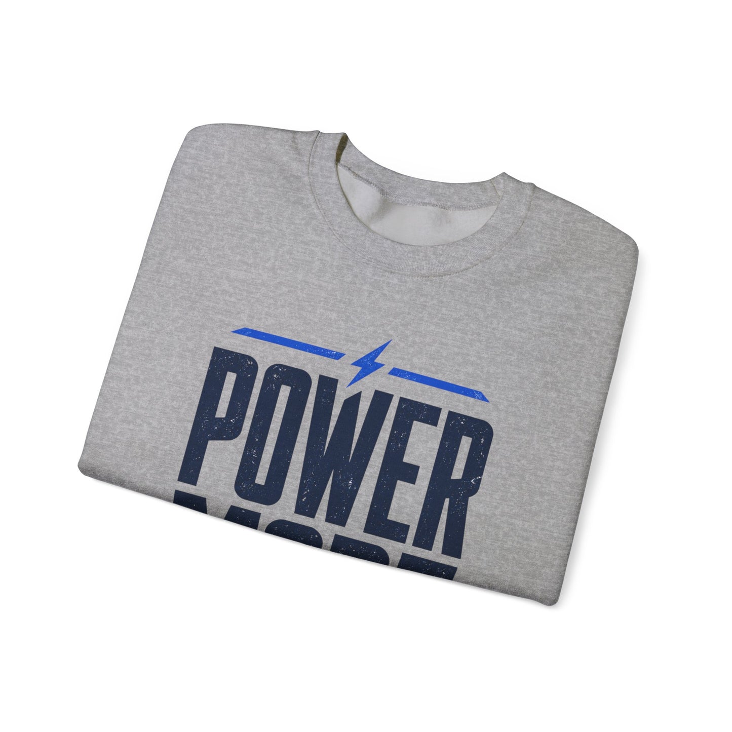 Power Mode Sweatshirt | Bold Graphic Crewneck for Gamers & Fitness Fans